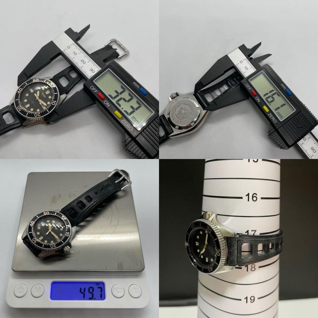 Seiko Divers 2625-0010 Wristwatch Quartz Stainless Steel Black