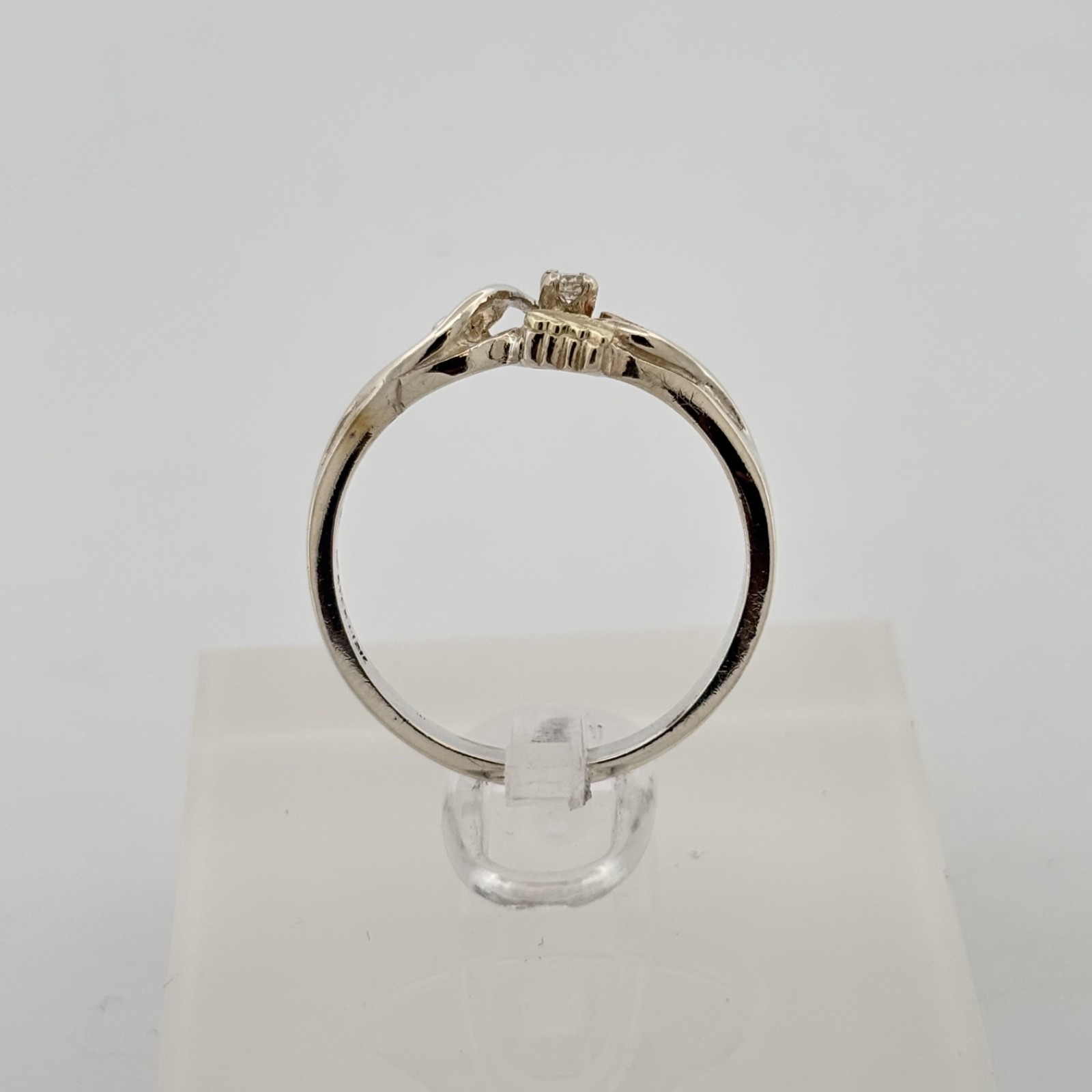 Sterling Silver 12k Black Hills Gold Promise Ring Size 7.75 Landstroms