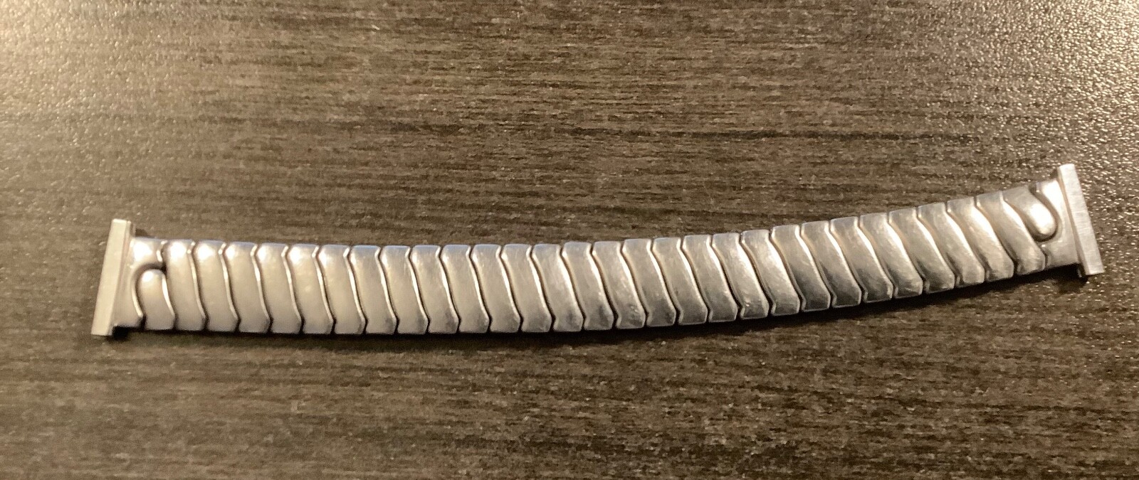 Baldwin Vintage Stainless Steel Scissor Stretch Flex Watchband To Fit 16mm Ends
