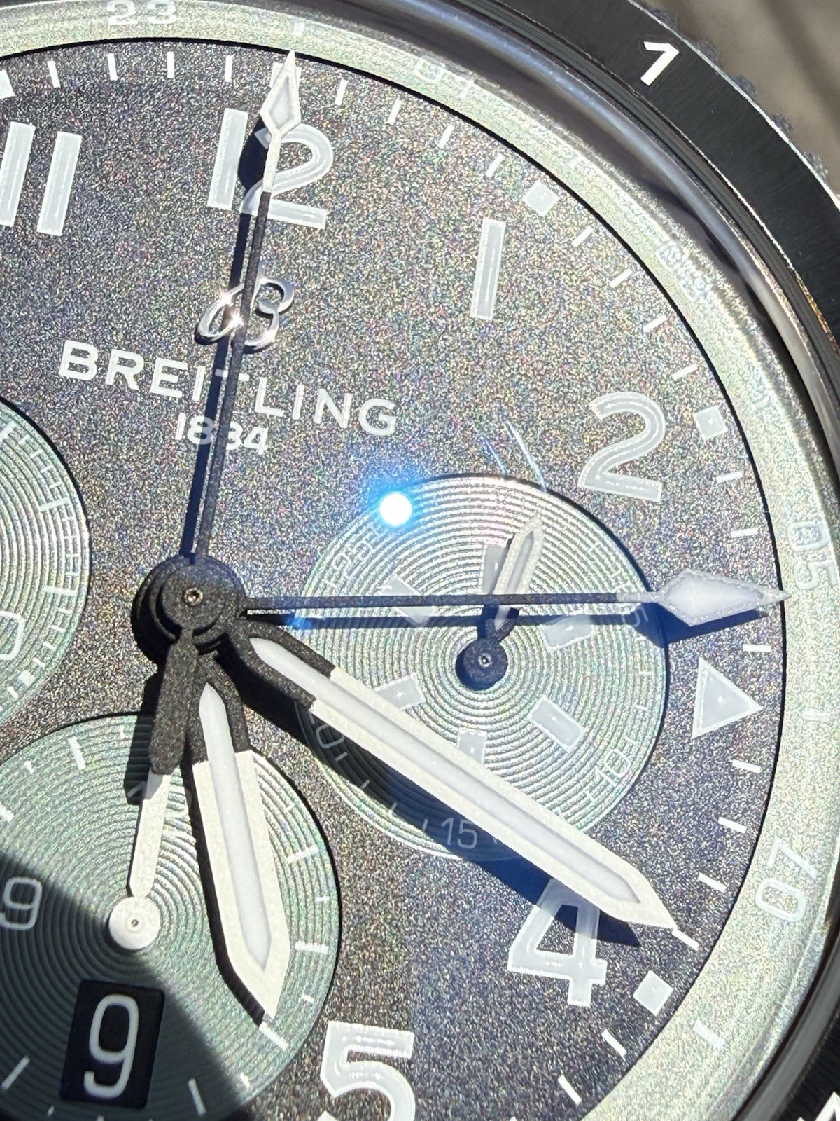 Breitling Super AVI B04 Chronograph GMT 46 Mosquito Night Fighter Blac SB0445 FS