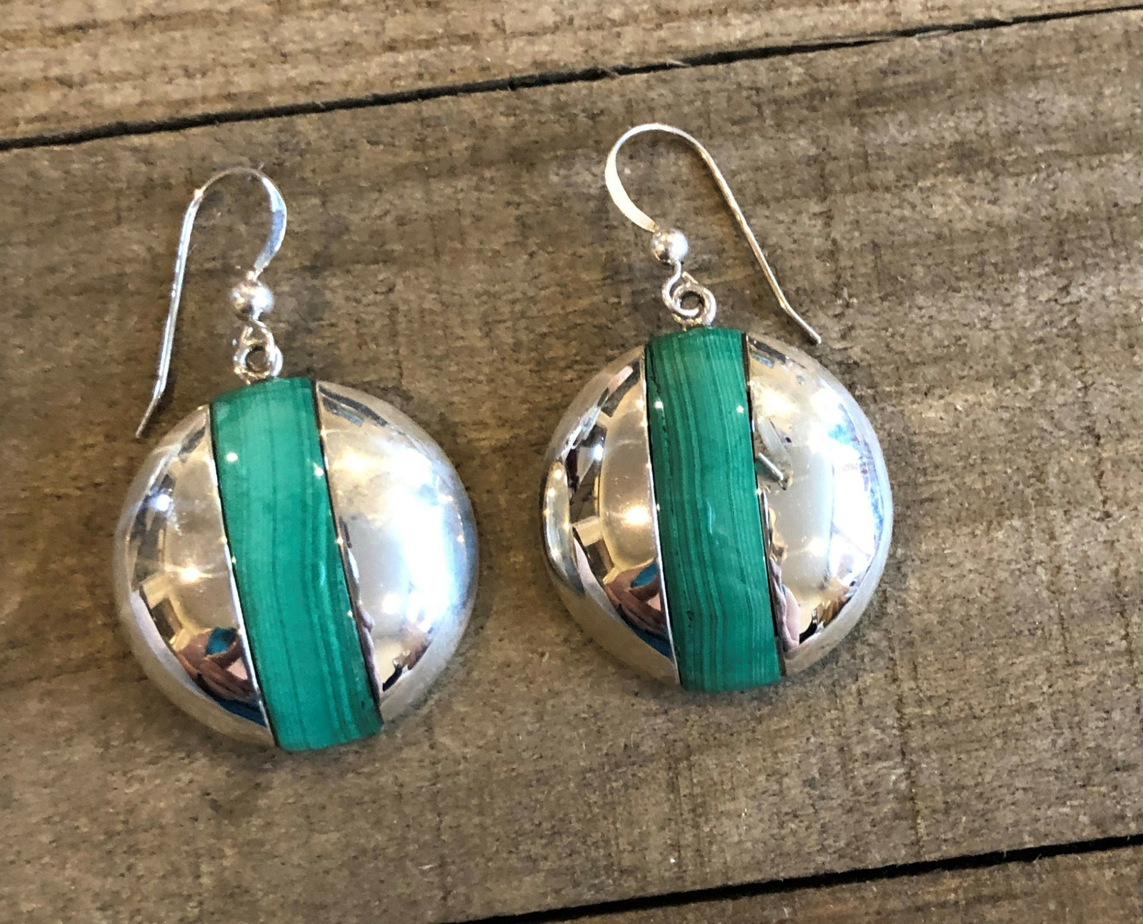 MINE FINDS by JAY KING Malachite Earrings, Sterling Silver