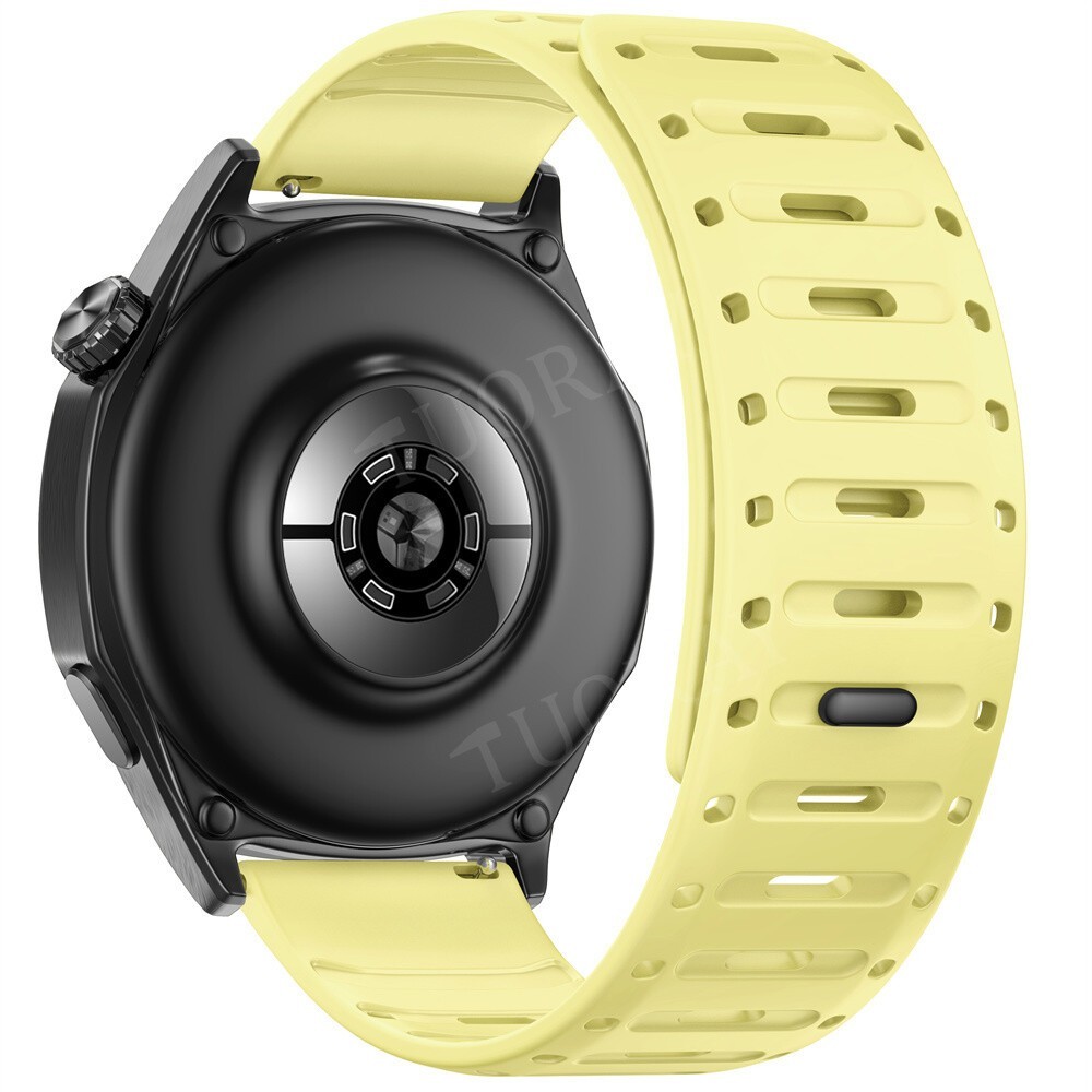22mm Magnetic Silicone Watch Strap Band For Amazfit GTR 4 3 47mm Bip 6 Bracelet