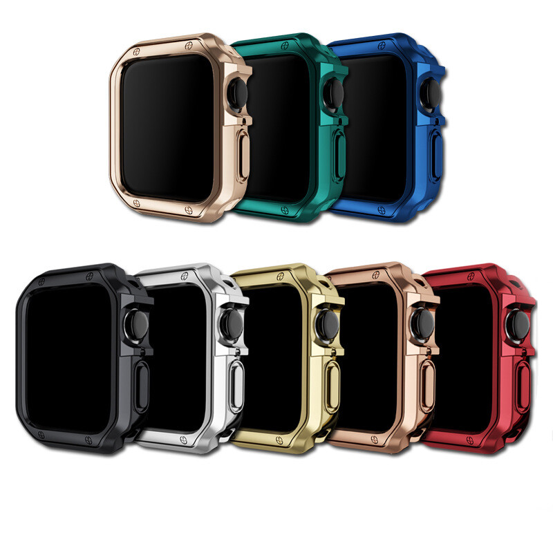 TPU Soft Watch Bumper Case Cover For Apple Watch Series 7 6 5 4 3 2 1 SE 38-4MM