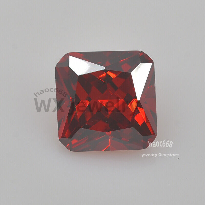 3x3mm-12x12mm Synthetic Square Octangle Loose Cubic Zirconia for making jewelry