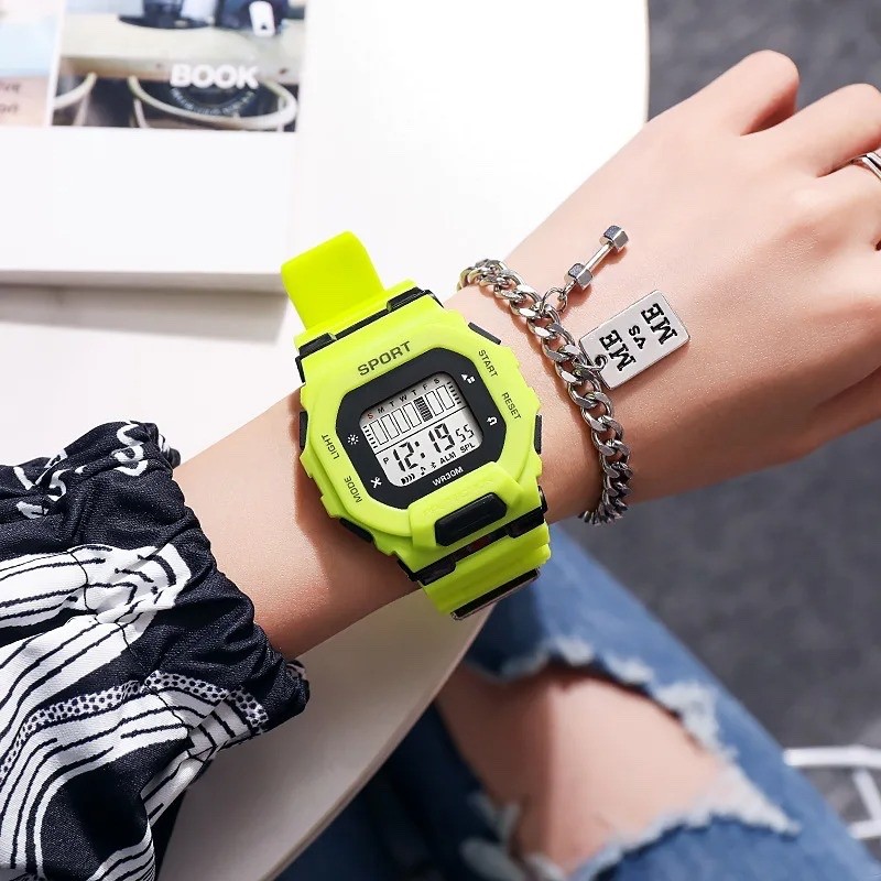 Electronic Watch Large Screen Sports Glow-in-the-dark Multi-functional