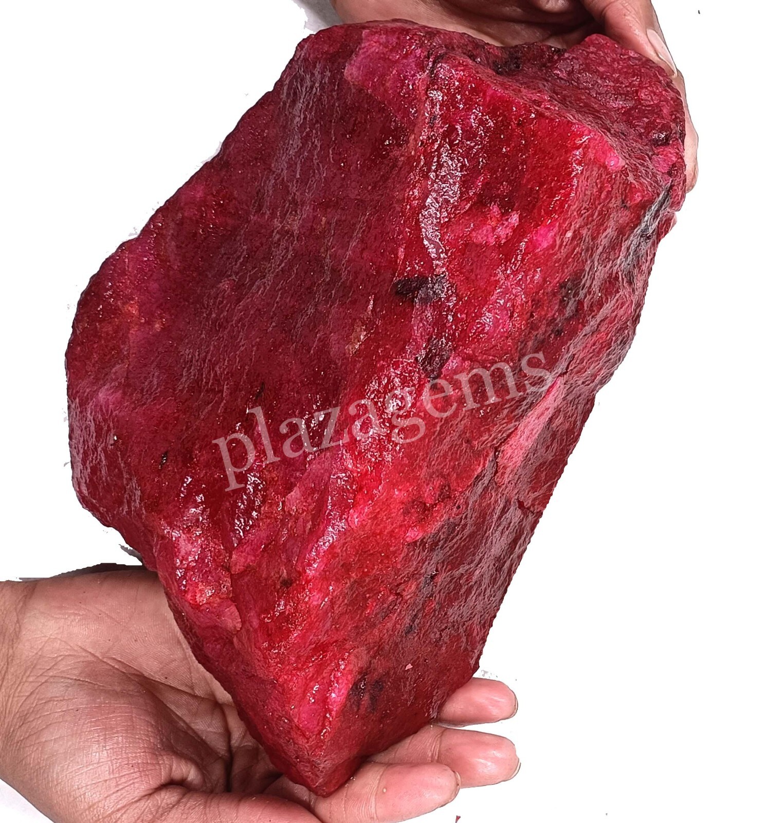 2 KG Natural Red Ruby Rough Color Enhanced Dyed Certified Loose Gems 5FRK