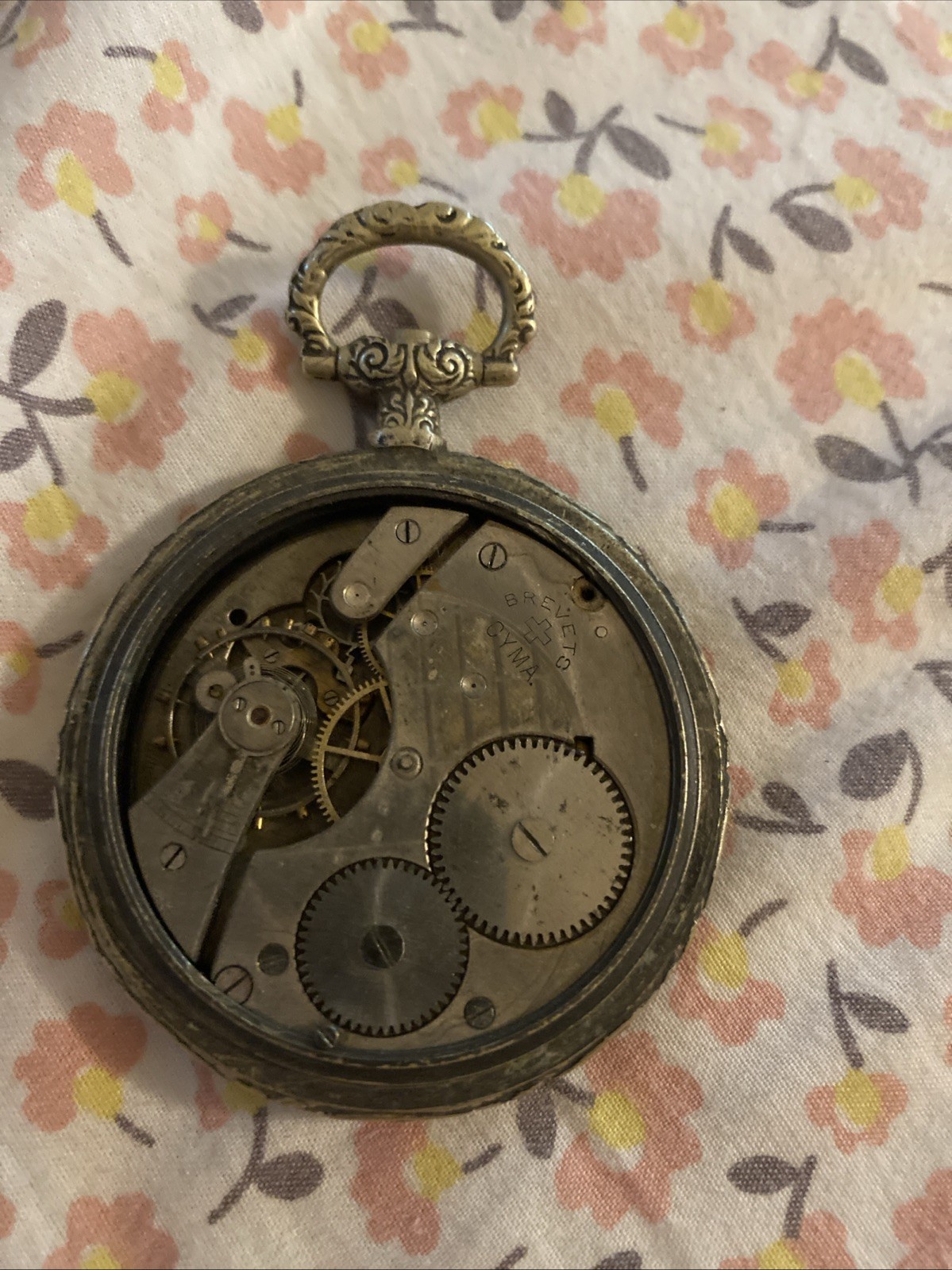 Antique Pocket Watch For Parts
