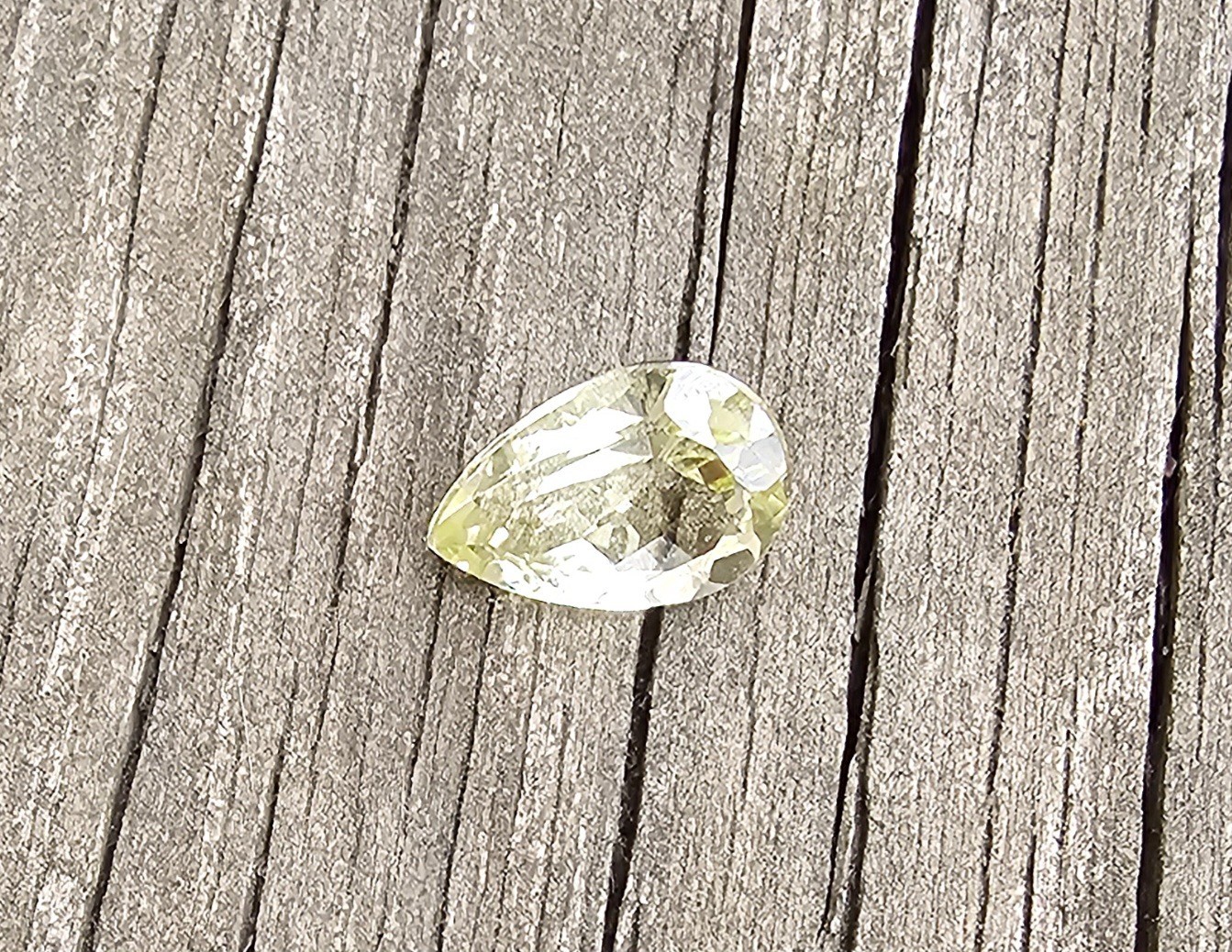 Yellow Beryl 14×9.7mm Pear Shape Loose Gemstone!