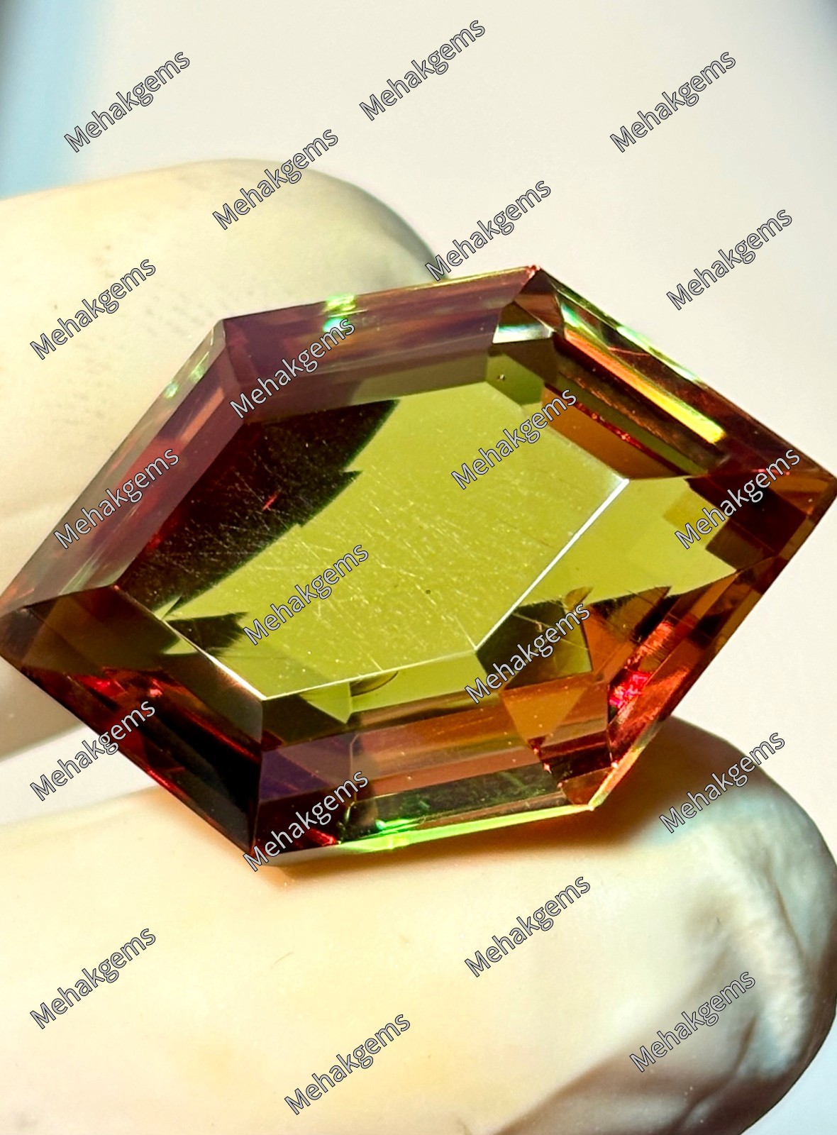 36ct Color Changing Zultanite Gemstone, Fantasy Cut Loose Diaspore Ring Pendnt