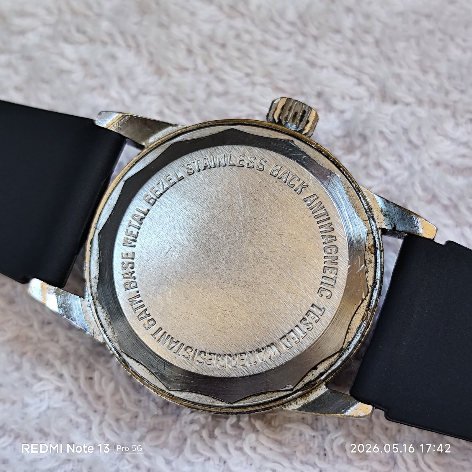 Vintage Mortima Super Datomatic 17 Jewels Mechanical Skindiver Watch – 1970s