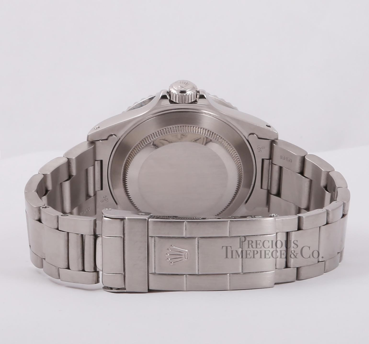 Rolex Submariner 16610 Date Stainless Steel 40mm-Custom Blue Ceramic /Blue Dial