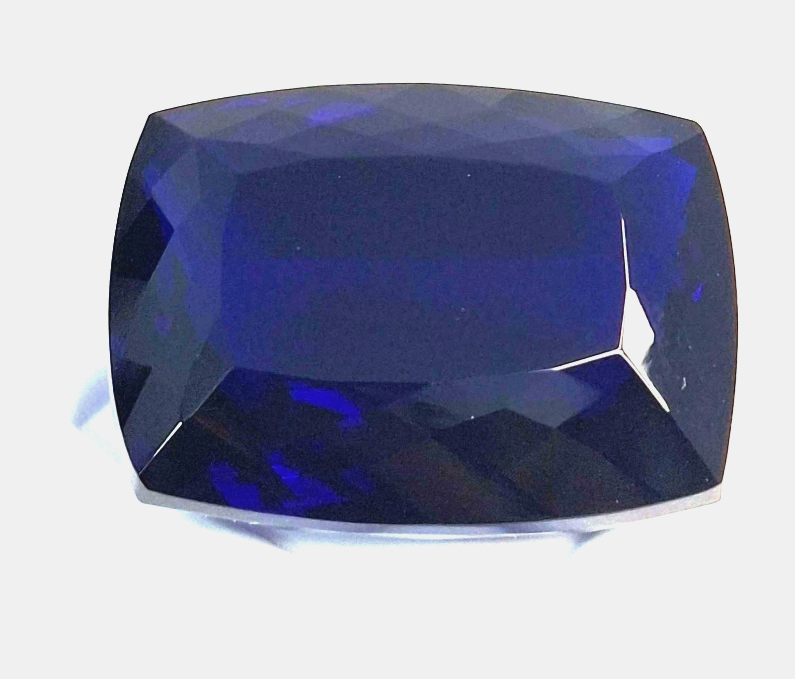 Sapphire Cushion Cut Natural Dark Blue 58-60 Ct Loose Certified Gemstone TQ1807