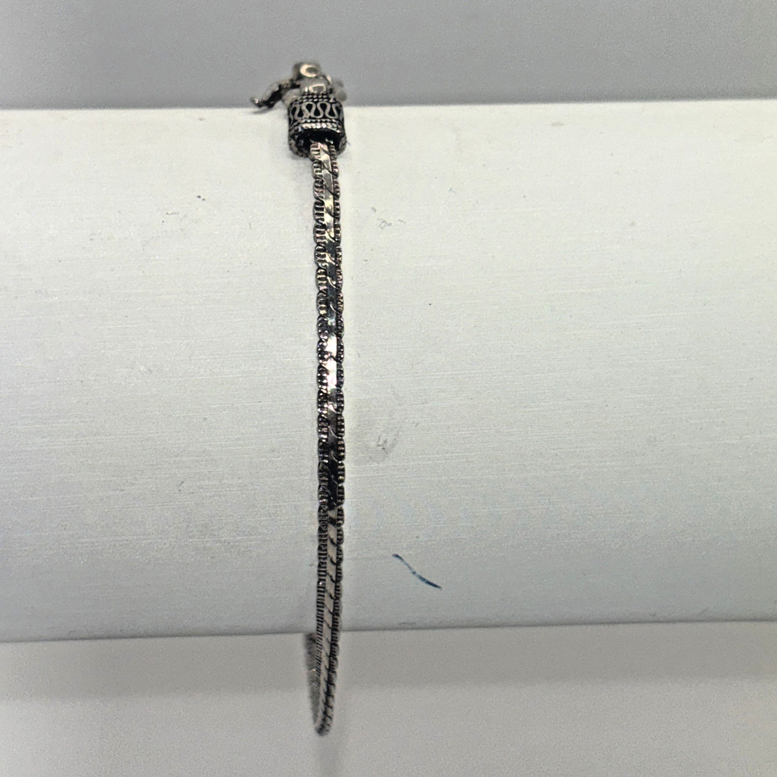 Solid .925 Sterling Silver 7.25 in. Custom Link Bracelet