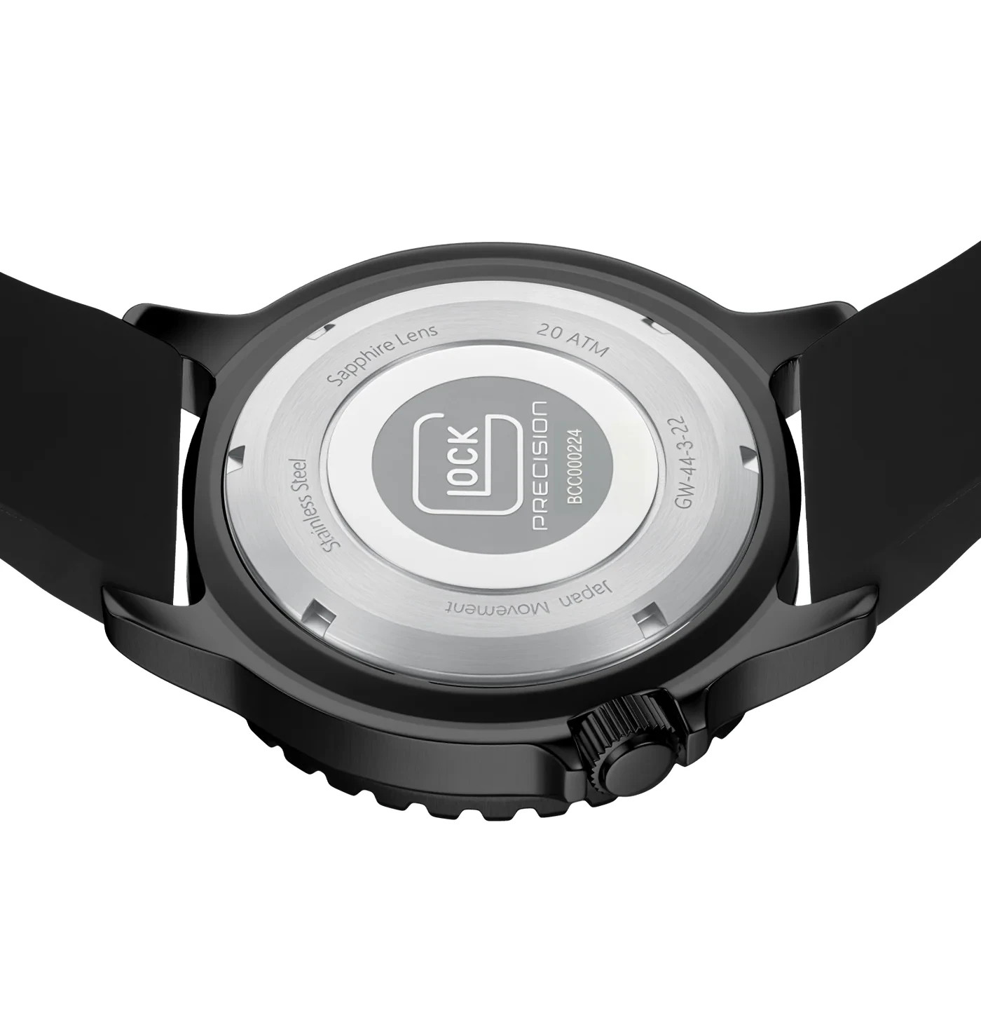 GLOCK WATCH GW-44-3-22 ROTATING BEZEL, SWISS SUPER-LUMINOVA®, TRIGALIGHT®
