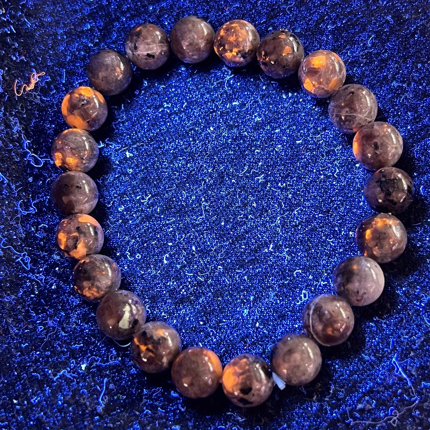 Natural Flame Stone Bracelets Healing Energy Power Crystal Lucky Bracelets 6/8mm