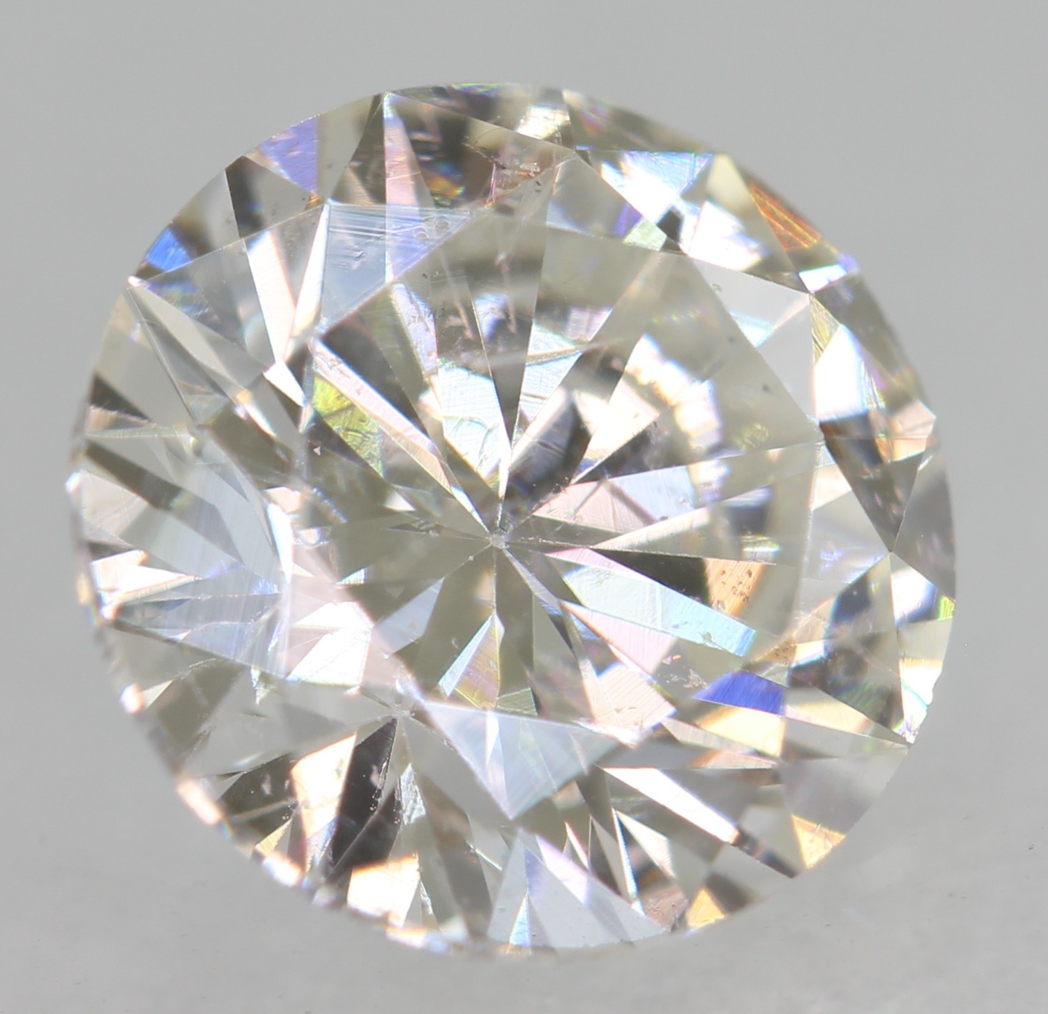 Certified 1.06 Carat F VS1 Round Brilliant Natural Enhanced Loose Diamond 6.54mm