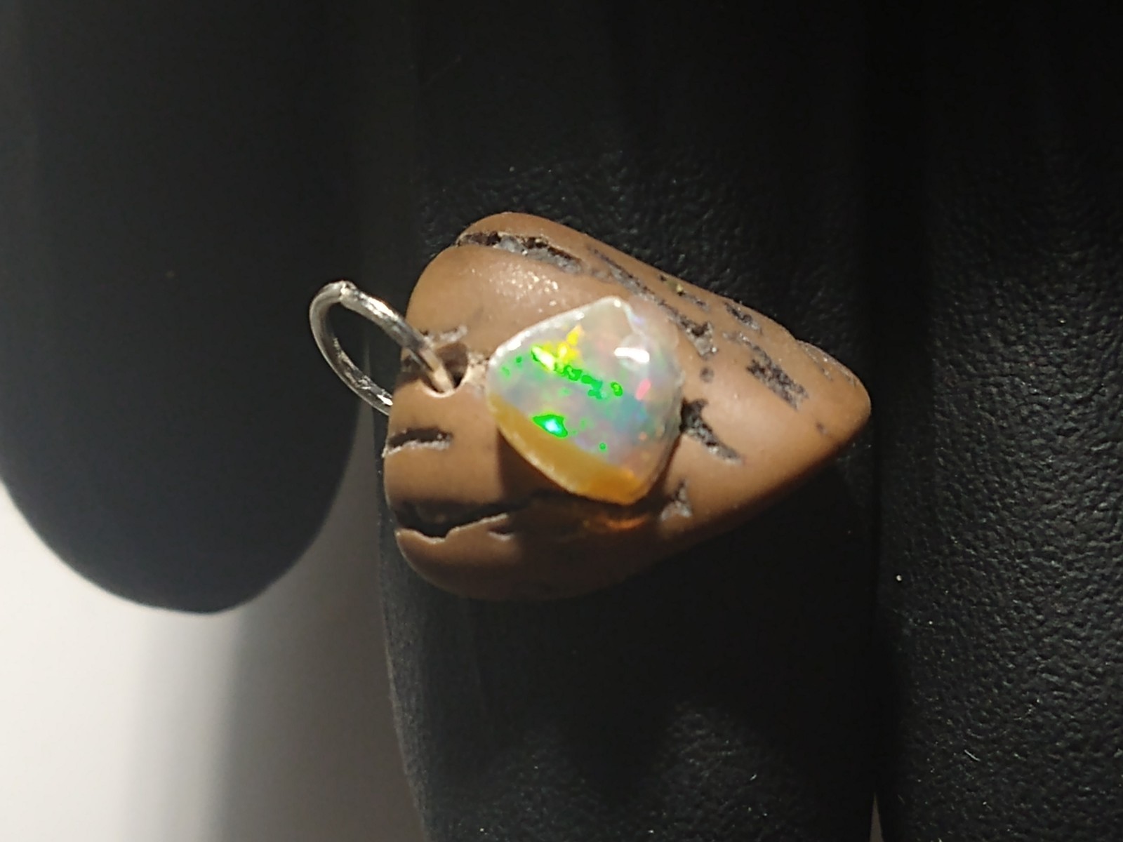Walnut Opal Pendant