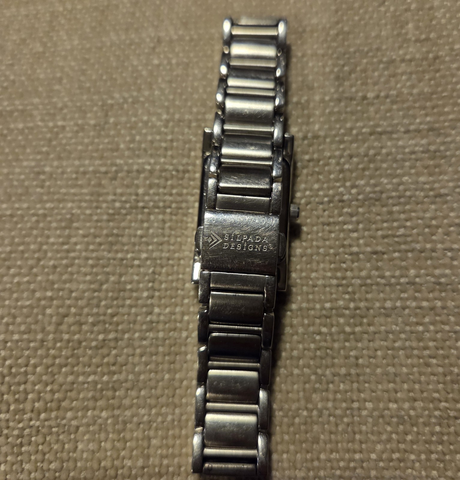 Silpada Silver Stainless Steel Women’s Watch – T1794, Needs New Battery
