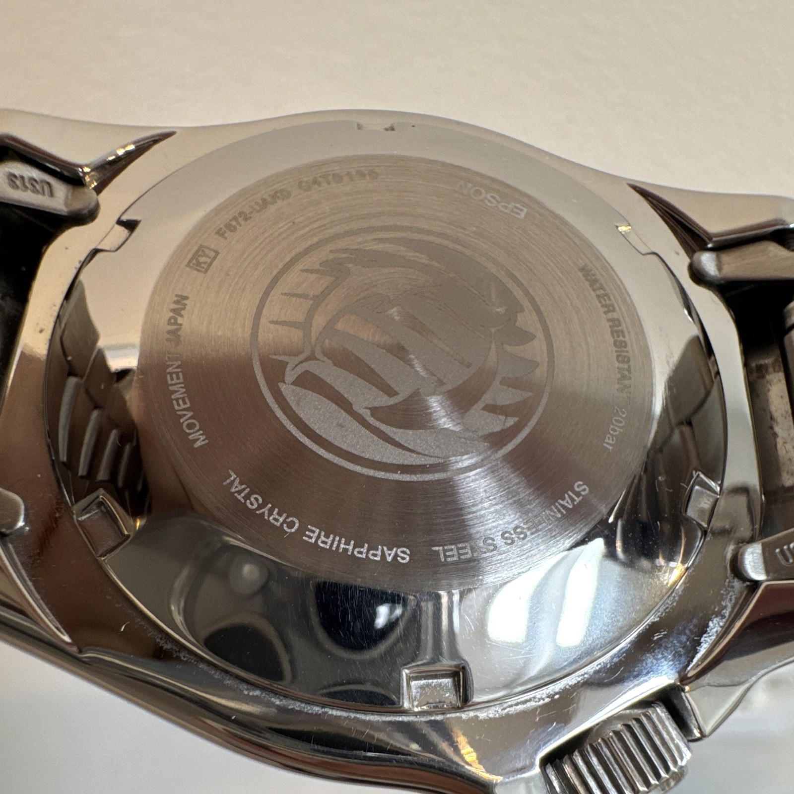 Orient Triton Automatic Diver Watch Green Dial 200m Sapphire Stainless Steel