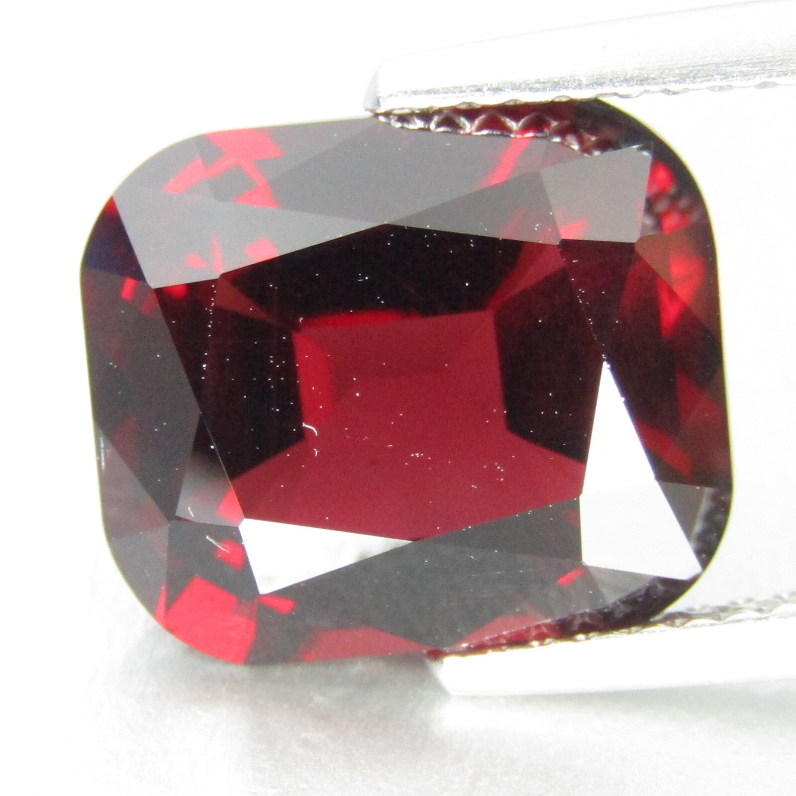 8.38Cts Natural Excellent Almandine Garnet 12x10mm Master Cushion Cut Gemstone
