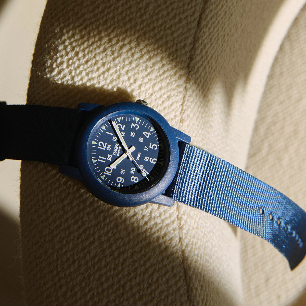 Timex Camper 34mm Quartz Blue Case “Phantom Blue” Limited Reissue Watch R841020