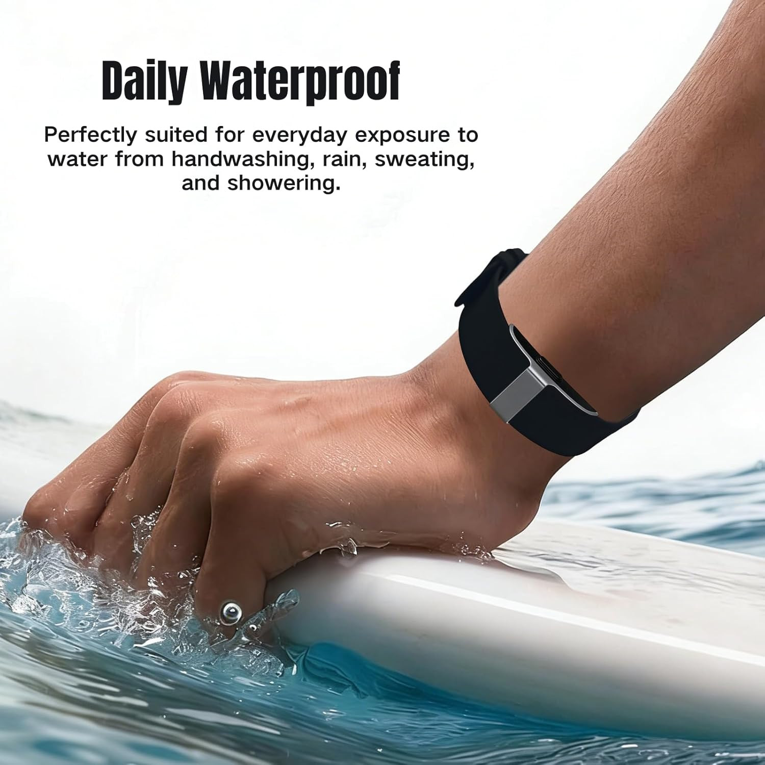 Silicone Loop Strap Compatible with Hume Health Band, Soft Silicone Replacement