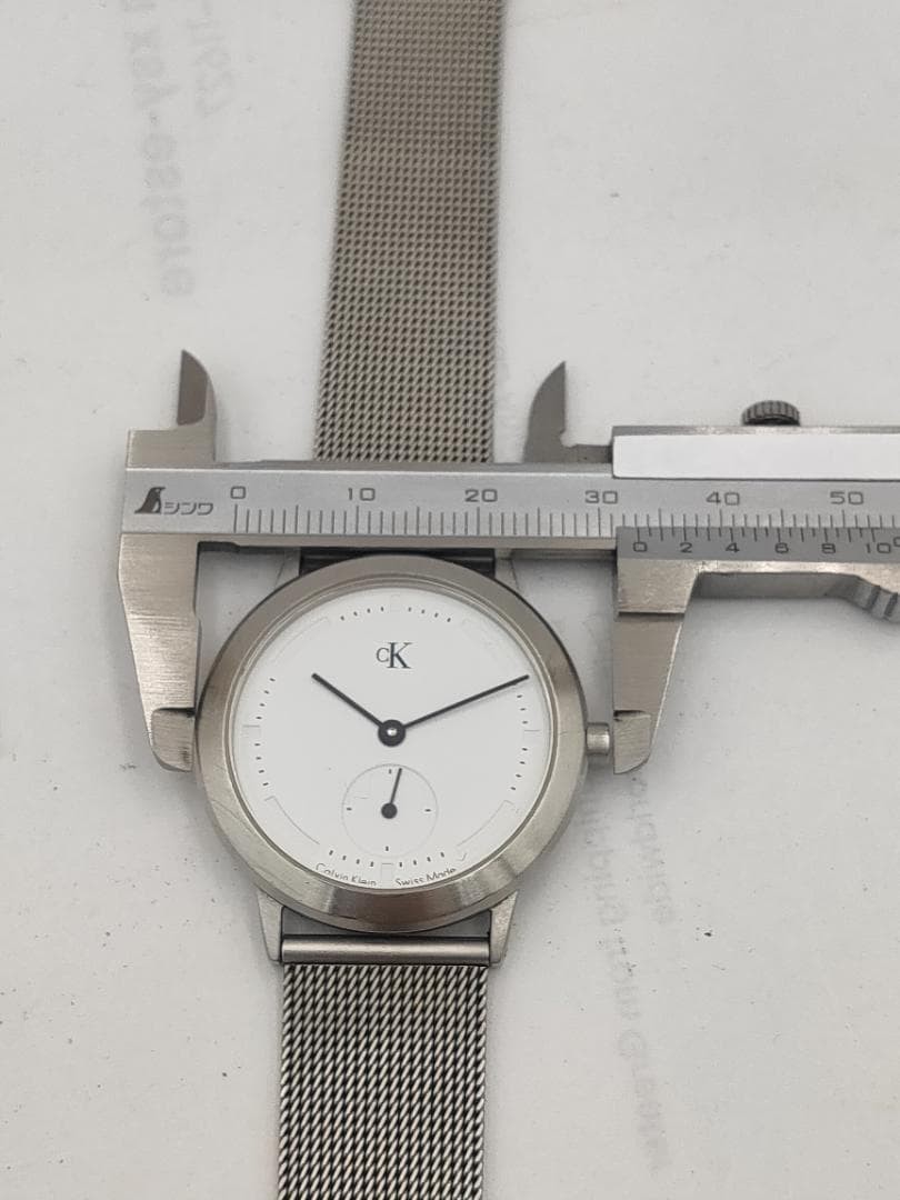 ck Calvin Klein K3321 Minimal Small Seconds Quartz M Dead battery