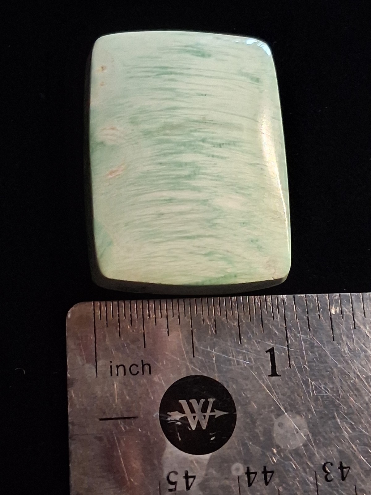 New Ultra Rare Broken Arrow Varisite (Carmel Variation) Cabochon 66 Carats
