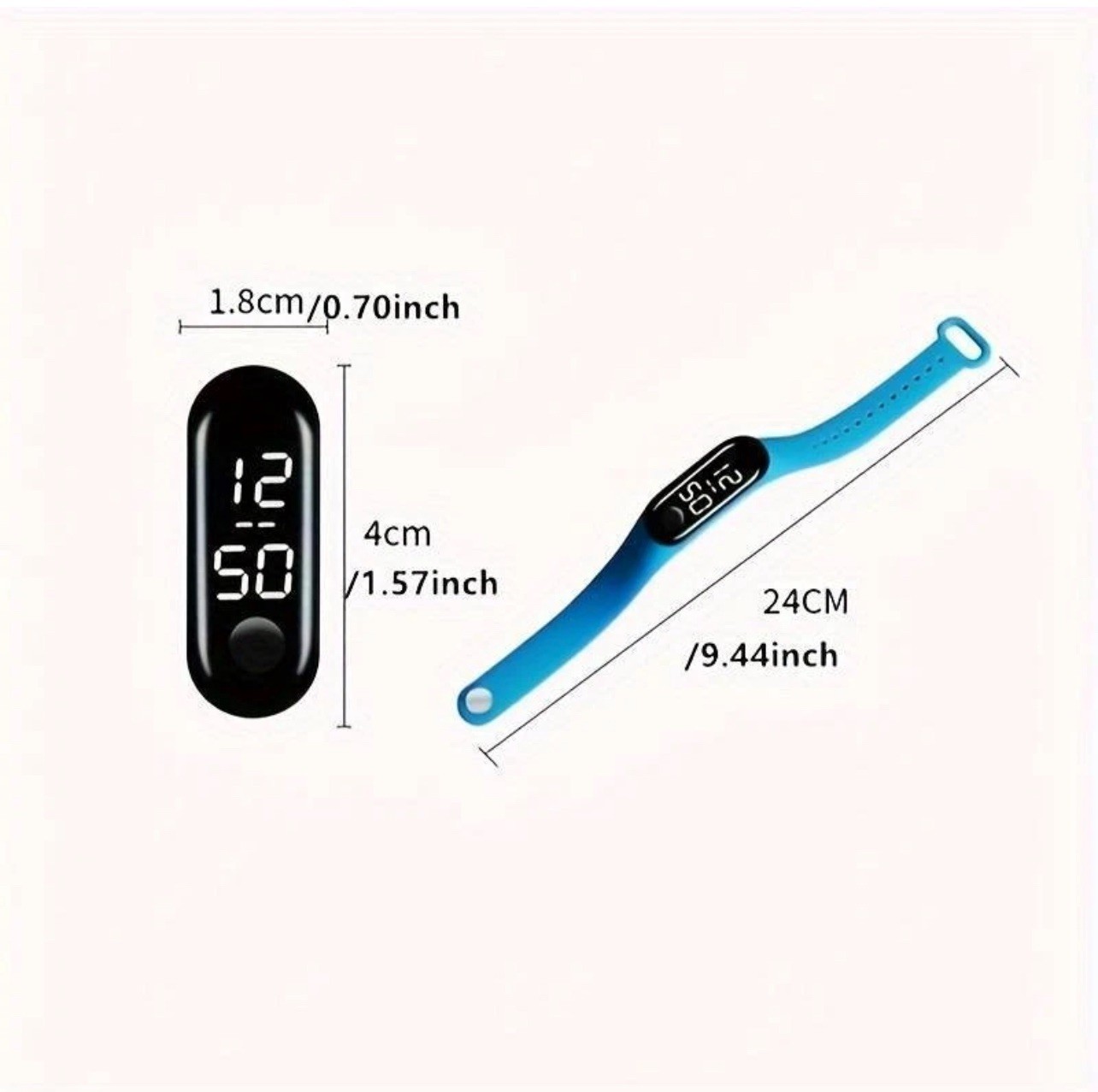 LED Digital Sport Watch Waterproof Wristwatch Men Women Boys Girls Kids Gift UK