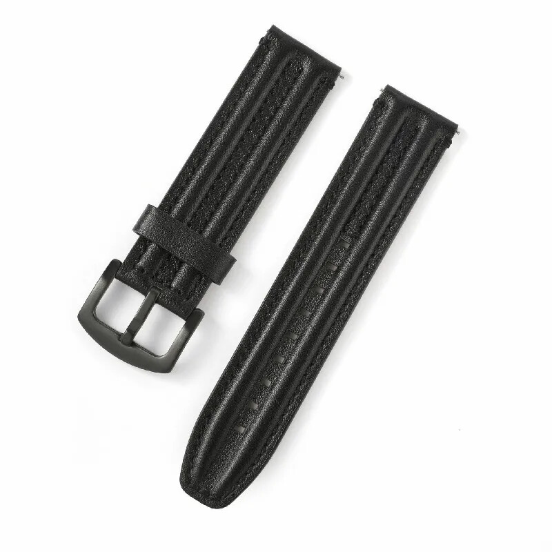 Cow Leather Watch Strap 20mm 22 24mm Stitching Watch Band Vintage Wristband Belt