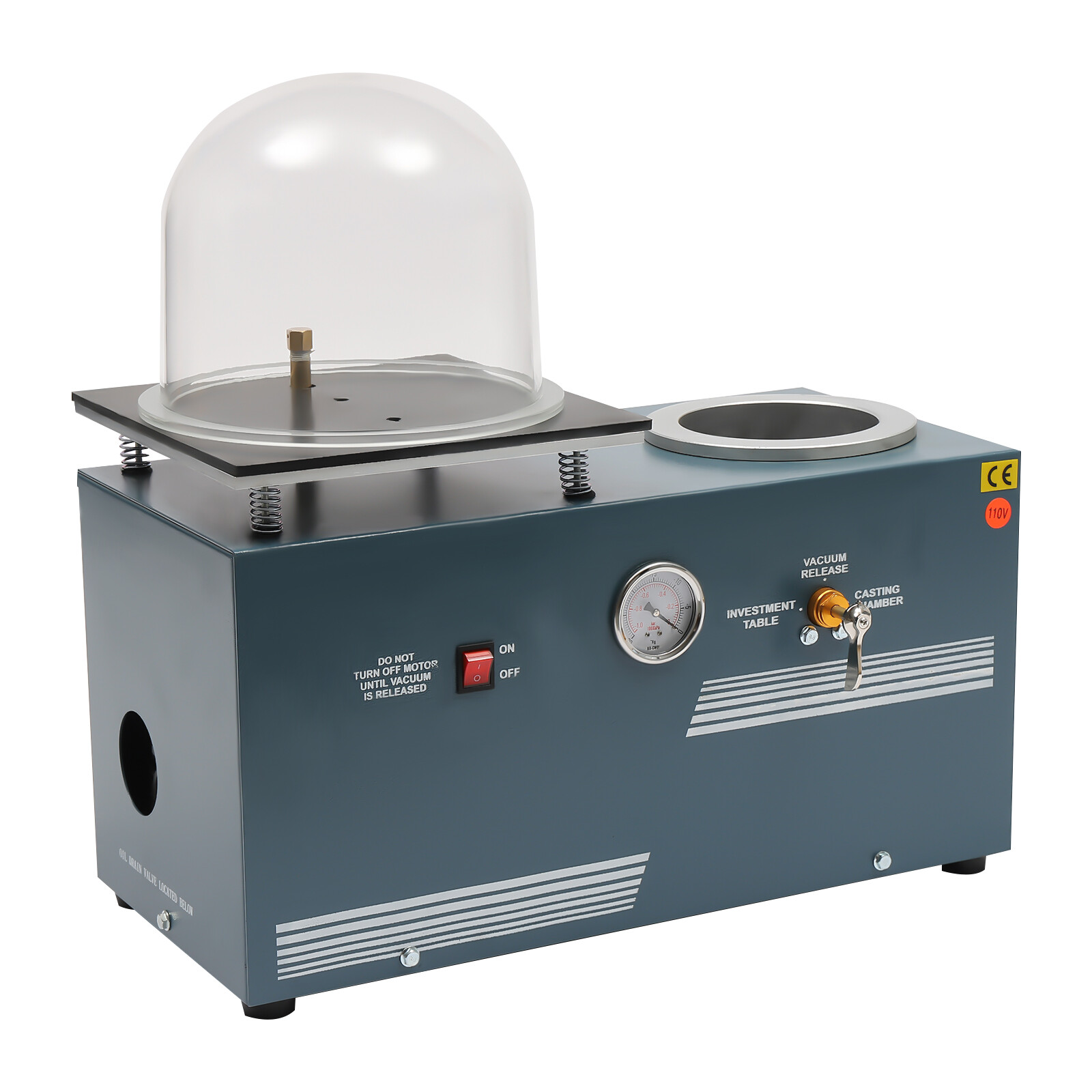 110V 2L Vacuum Investing Casting Investment Machine for Jewelry Lost Wax Cast