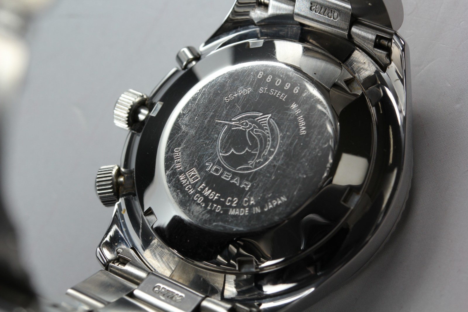 [Near MINT] Orient King Master EM6F-C2 Glay Automatic Men’s From Japan #3415