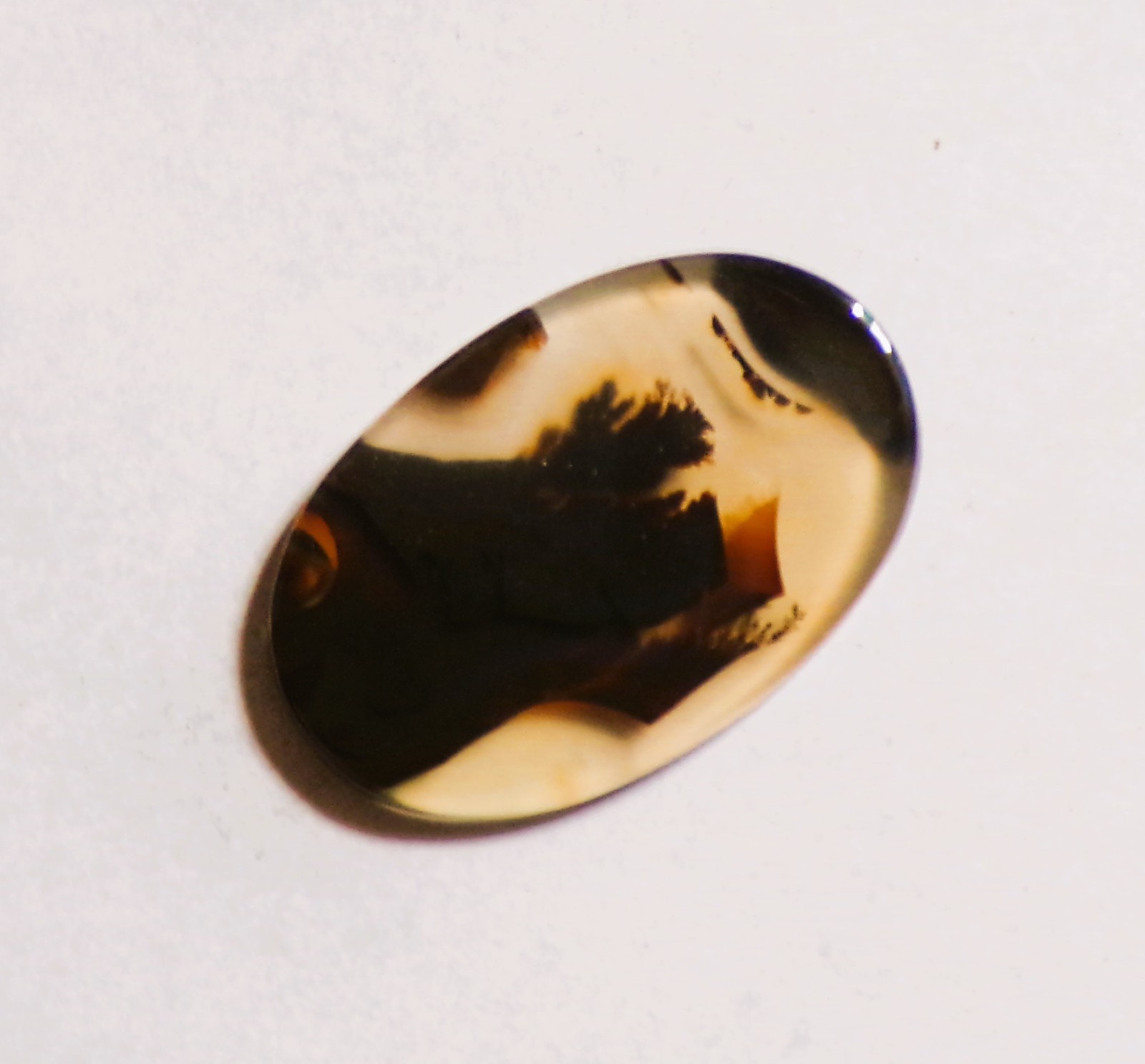 6.40 Cts Natural Shazar Dendritic Agate Cabochon Loose Gemstone 23X15X1.9MM 192
