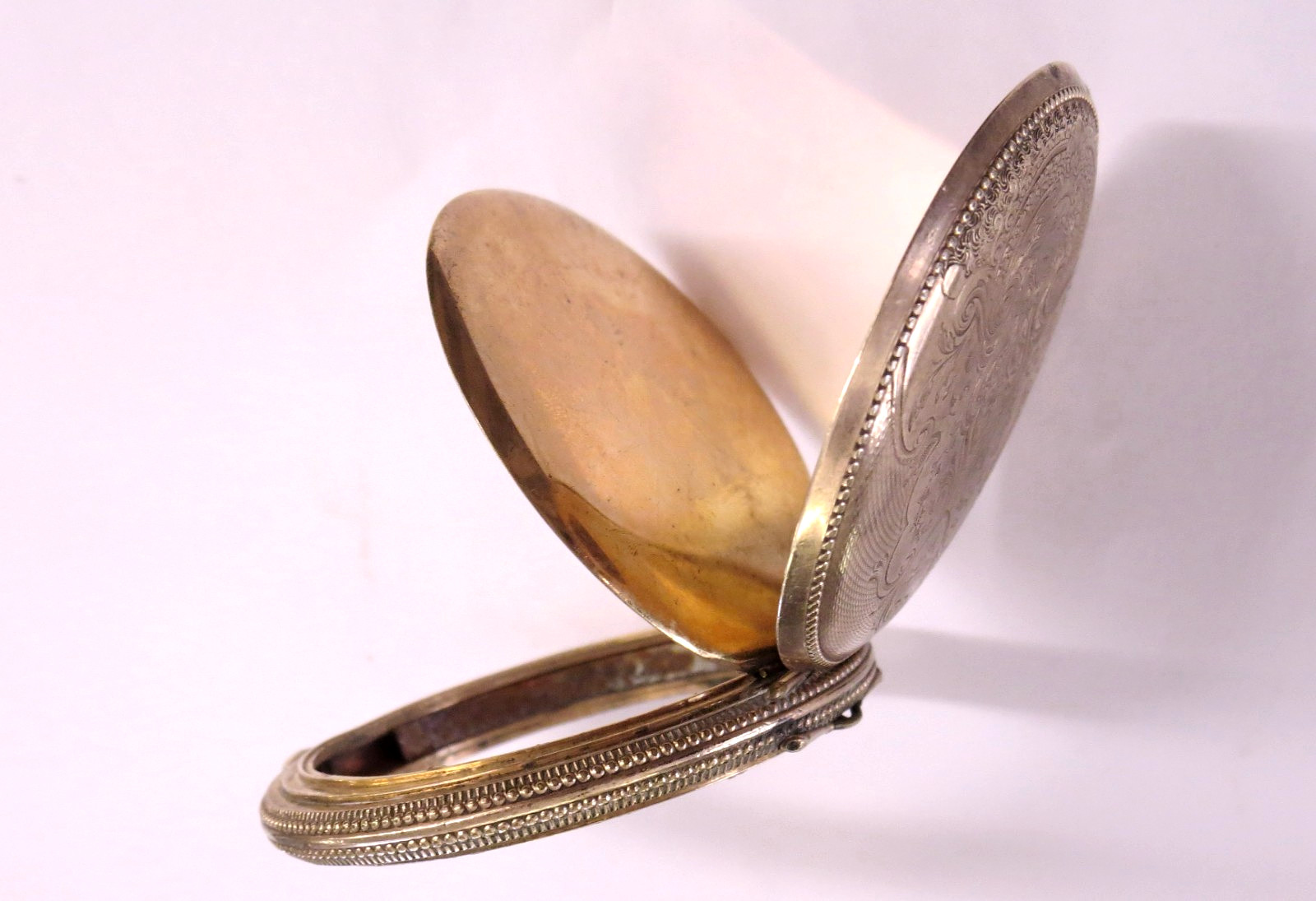 Antique Vintage VICTORY Men’s Pocket WATCH CASE Gold Filled Warranted 10 Years