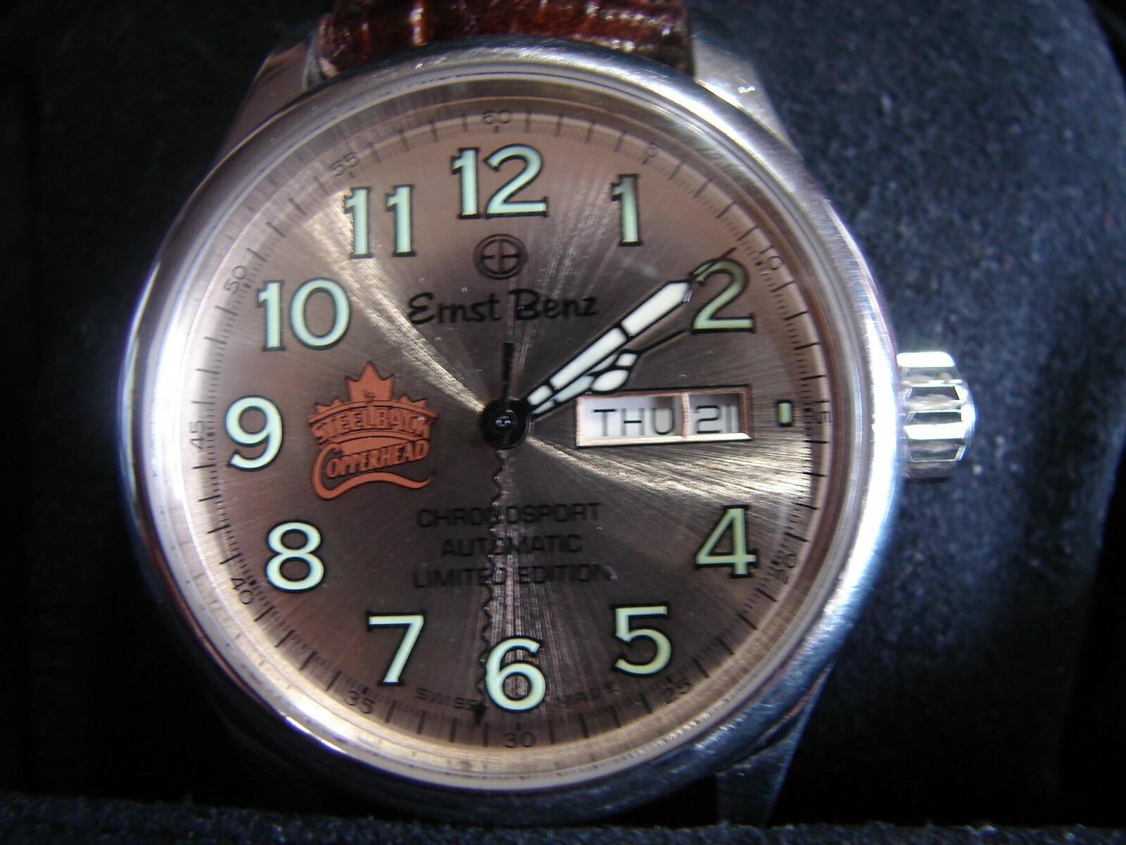 Ernst Benz Chronosport Cooperhead 20213 Men’s Watch in Stainless Steel 1/50