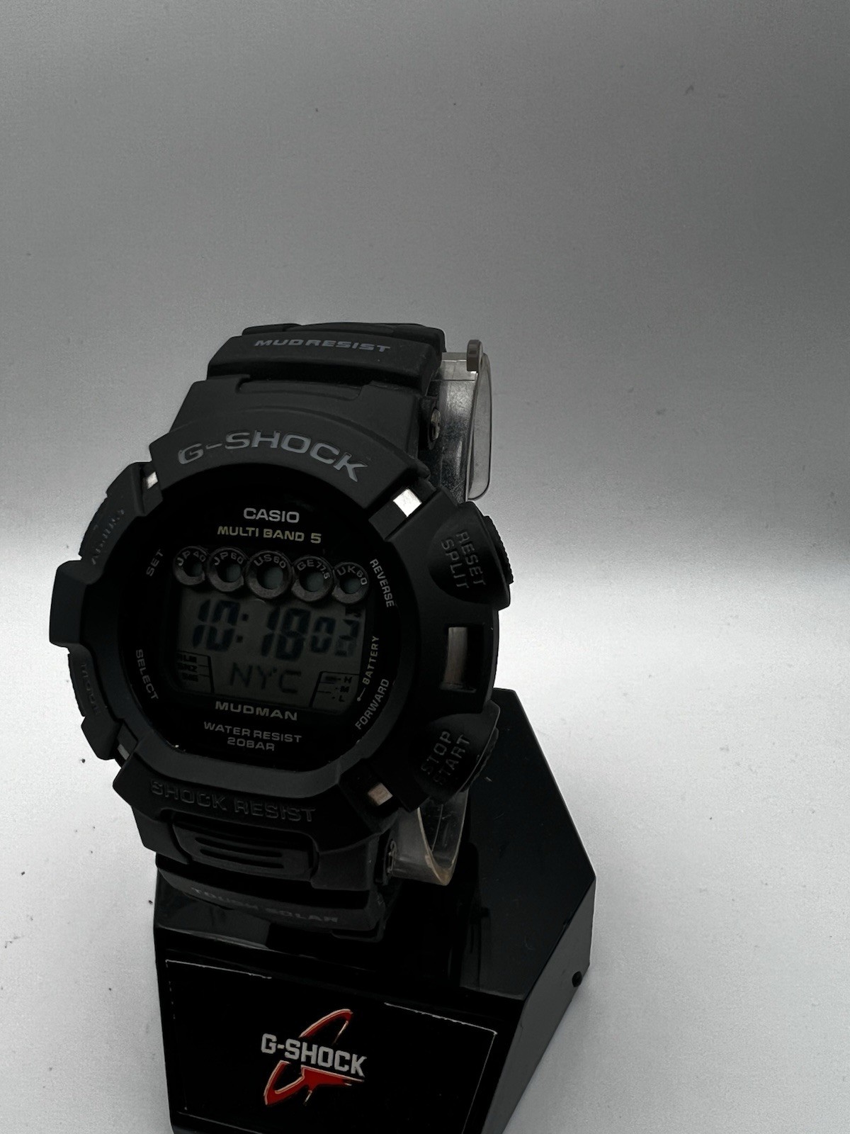 NEW CASIO GW-9000A G-SHOCK MUDMAN Solar Radio 200m Water Resistant- NOS
