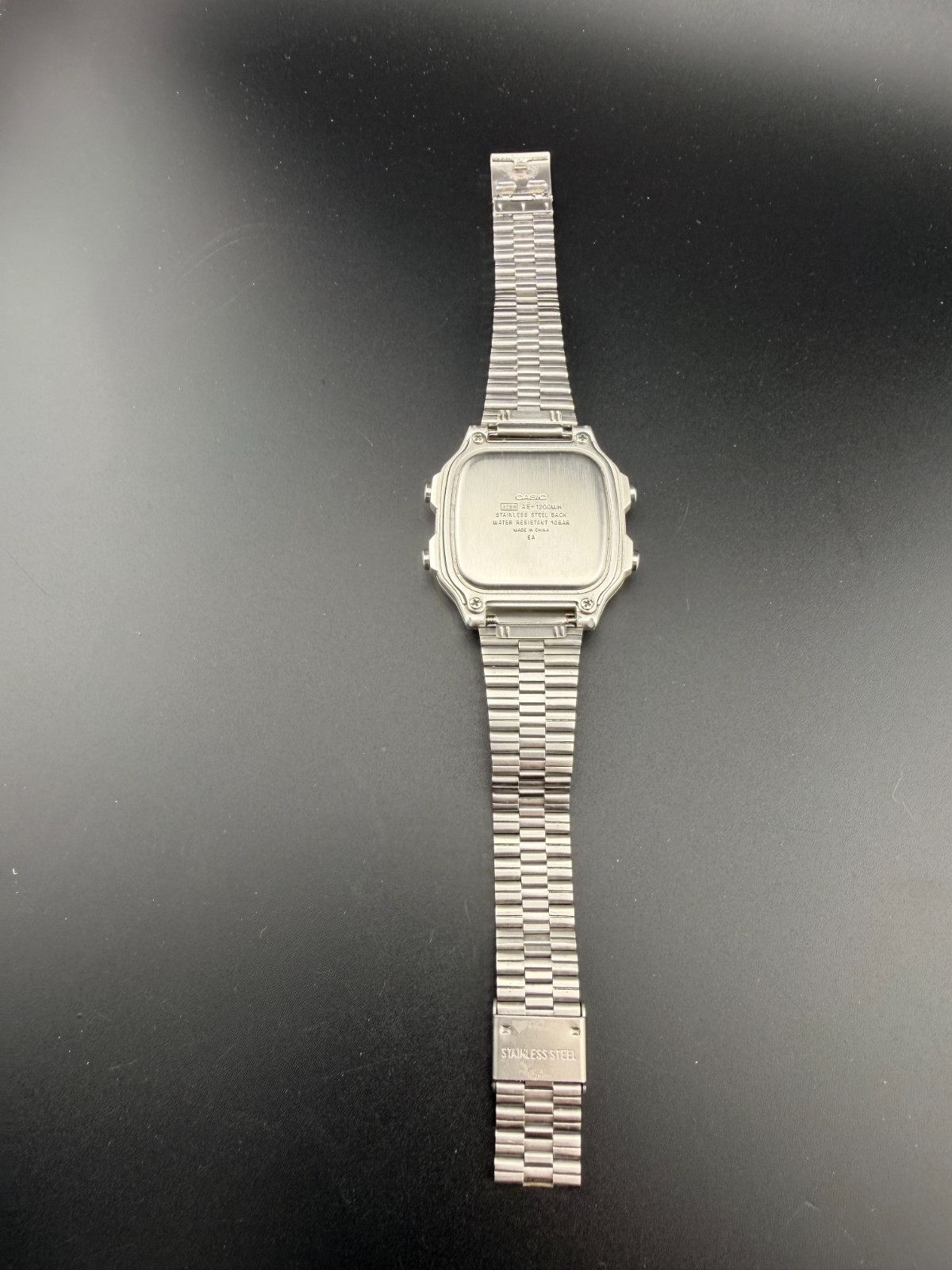 Casio Watch AE-1200WH Royale World Time Illuminator Silver w/ Original Bracelet