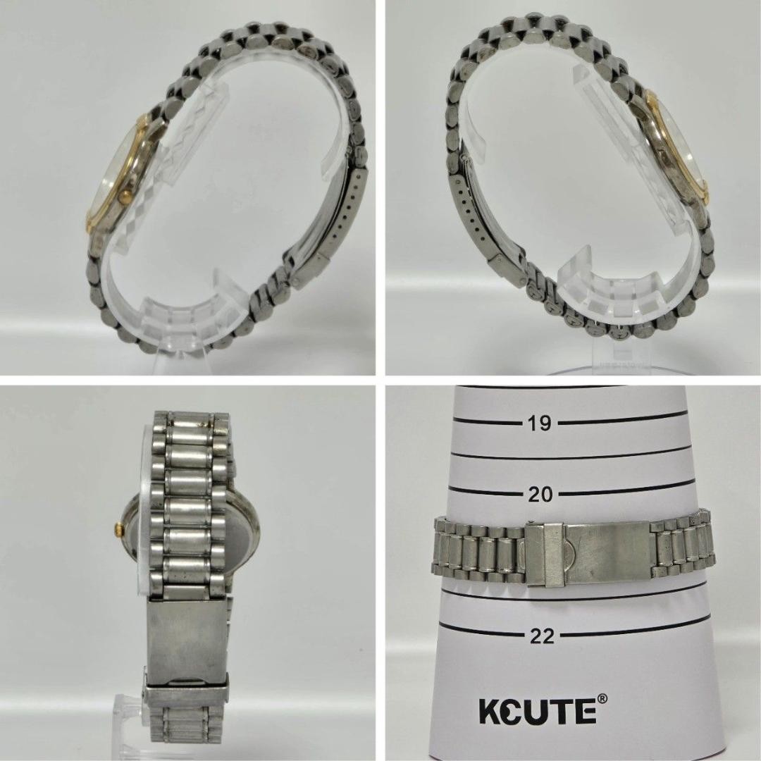 SEIKO V701-A090 Two-Tone Quartz Men’s Watch Non-Working