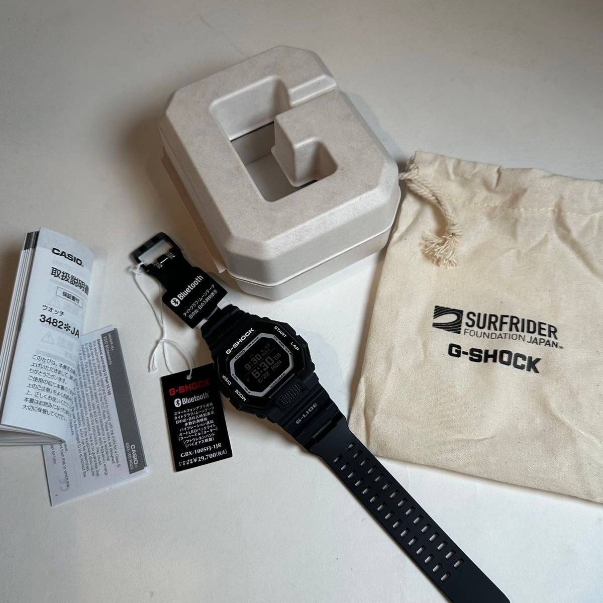 New GBX 100SFJ 1JR G SHOCK SURFRIDER FOUNDATION Japan MIP LCD