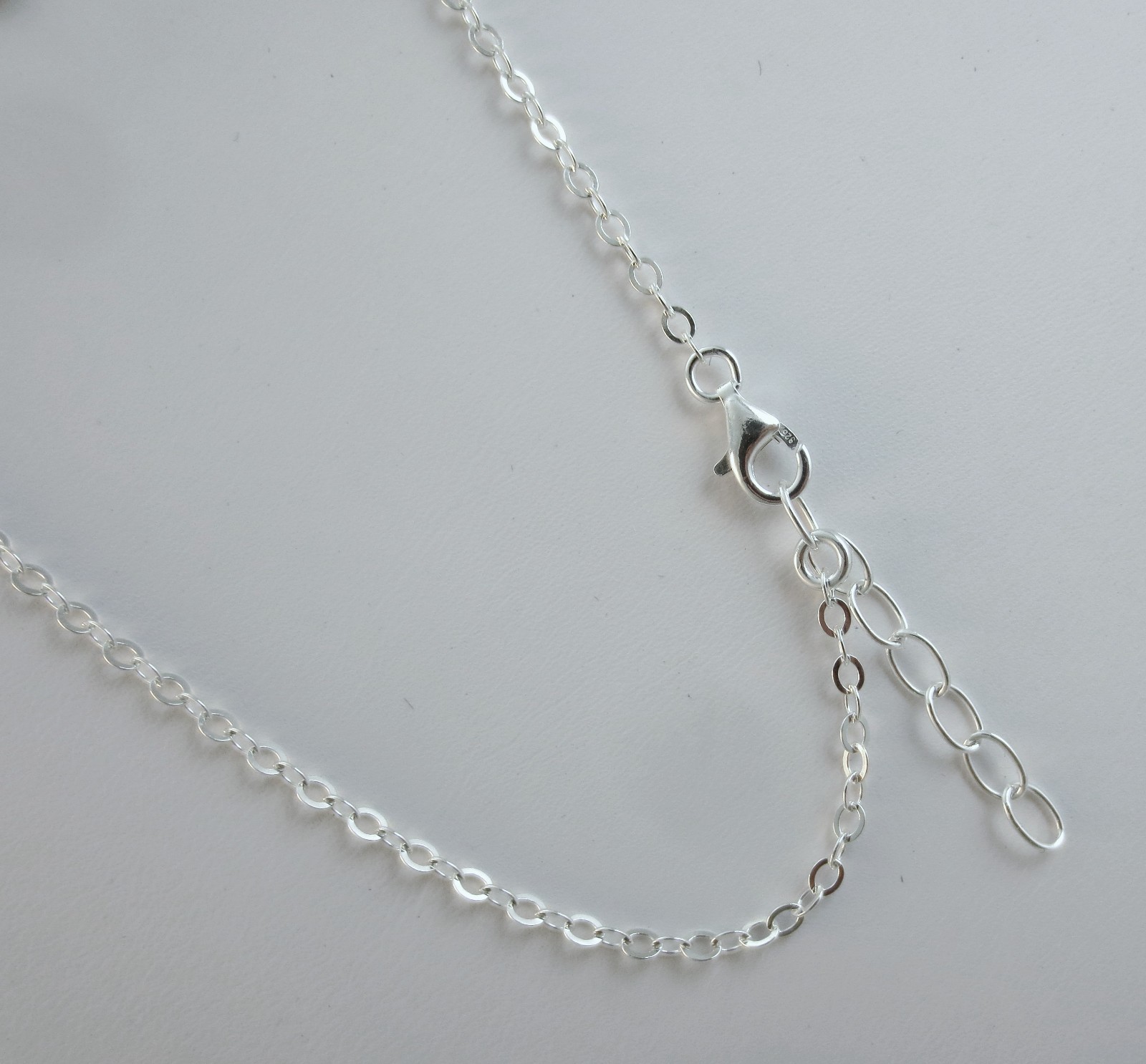 7,8,9,10,11 inches BRACELET / ANKLET Sterling Silver 1.3mm Rolo. Pure 925 Silver