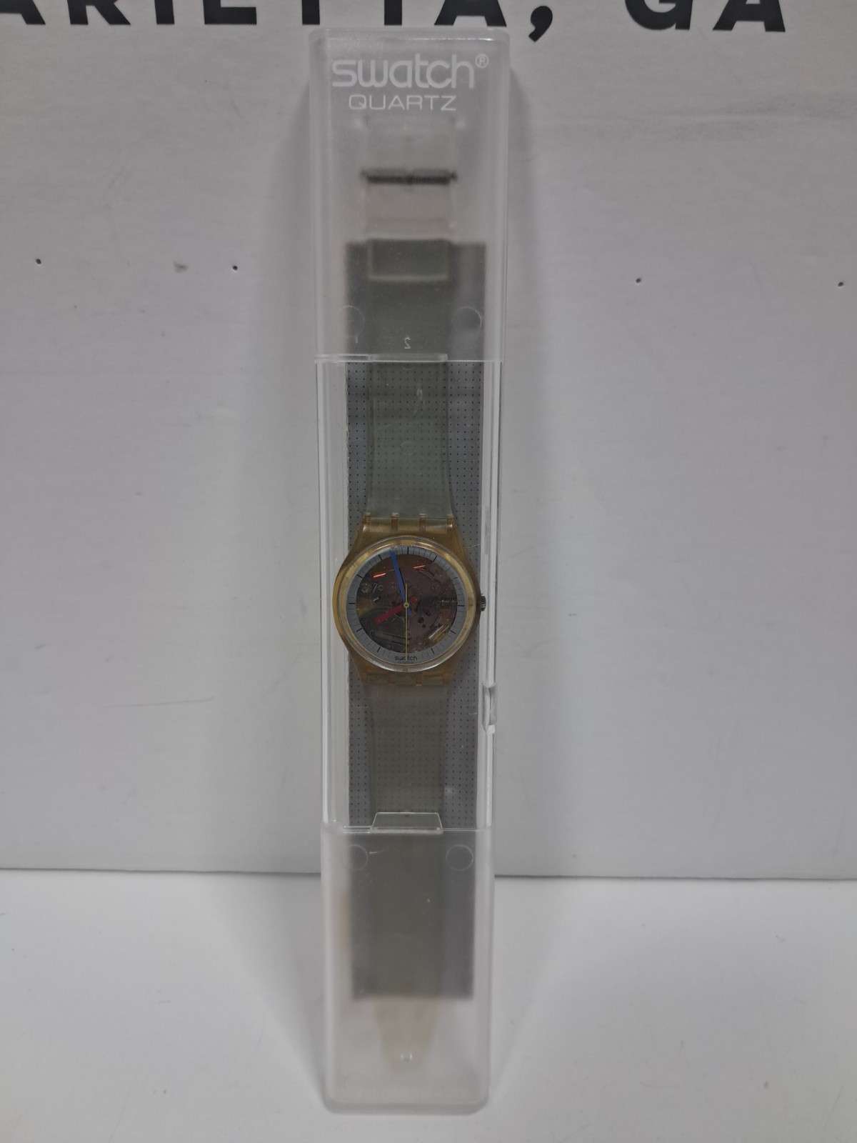 Vintage Swatch Watch – Jelly Fish GK100 – With Case & Papers – 1985