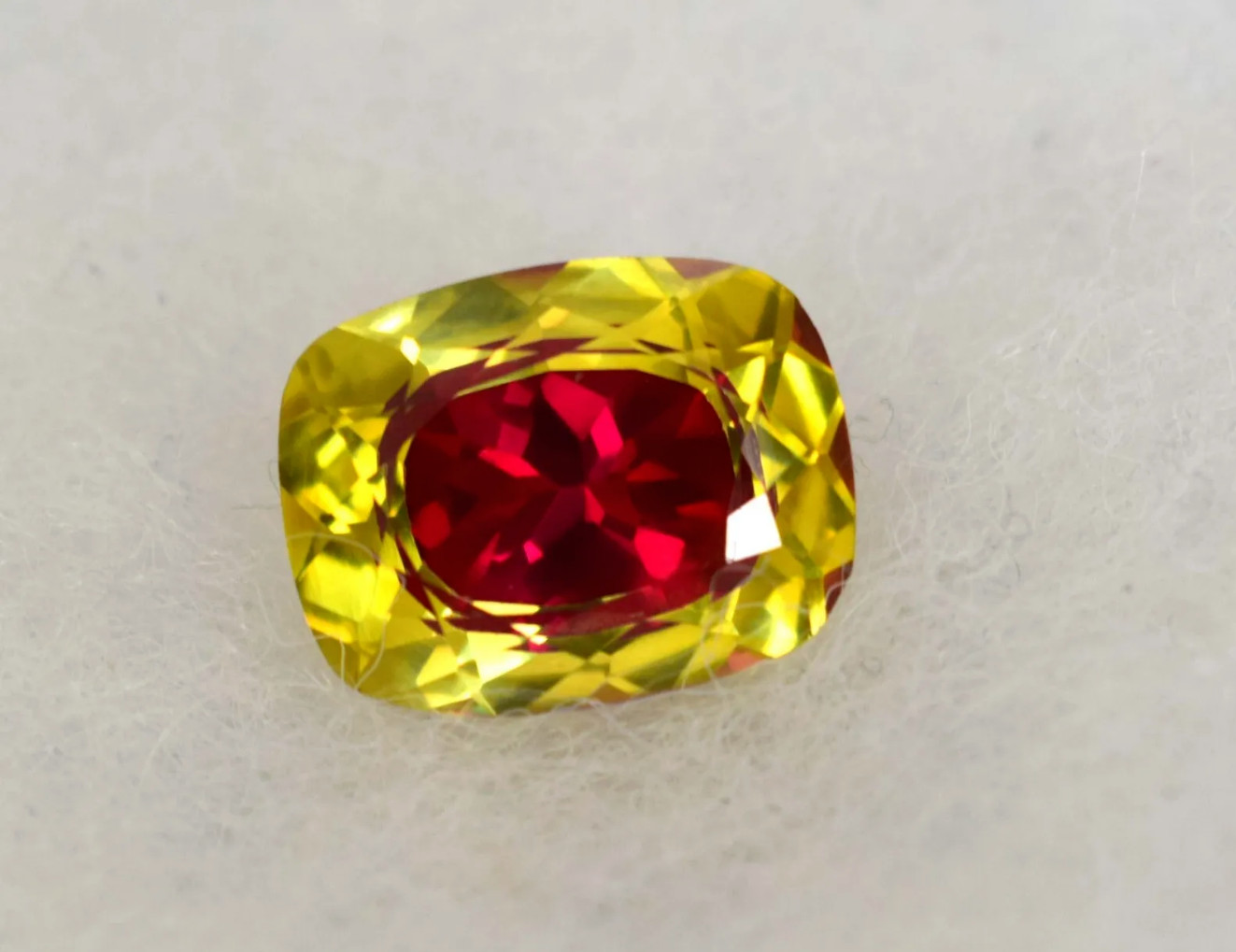 Natural Sapphire Pitambari 16.02 Ct Cushion Shape GIE Certified Loose Gemstone