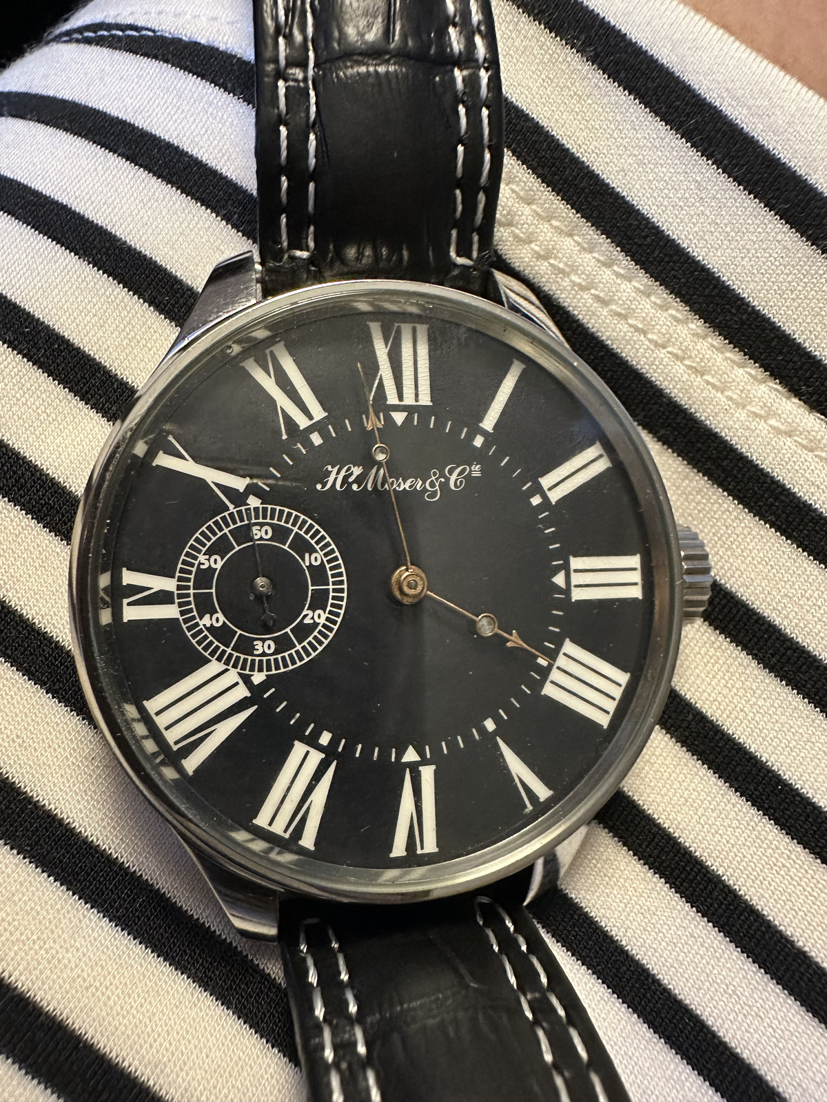 H Moser & Cie Collectible Wristwatch pocket watch conversion
