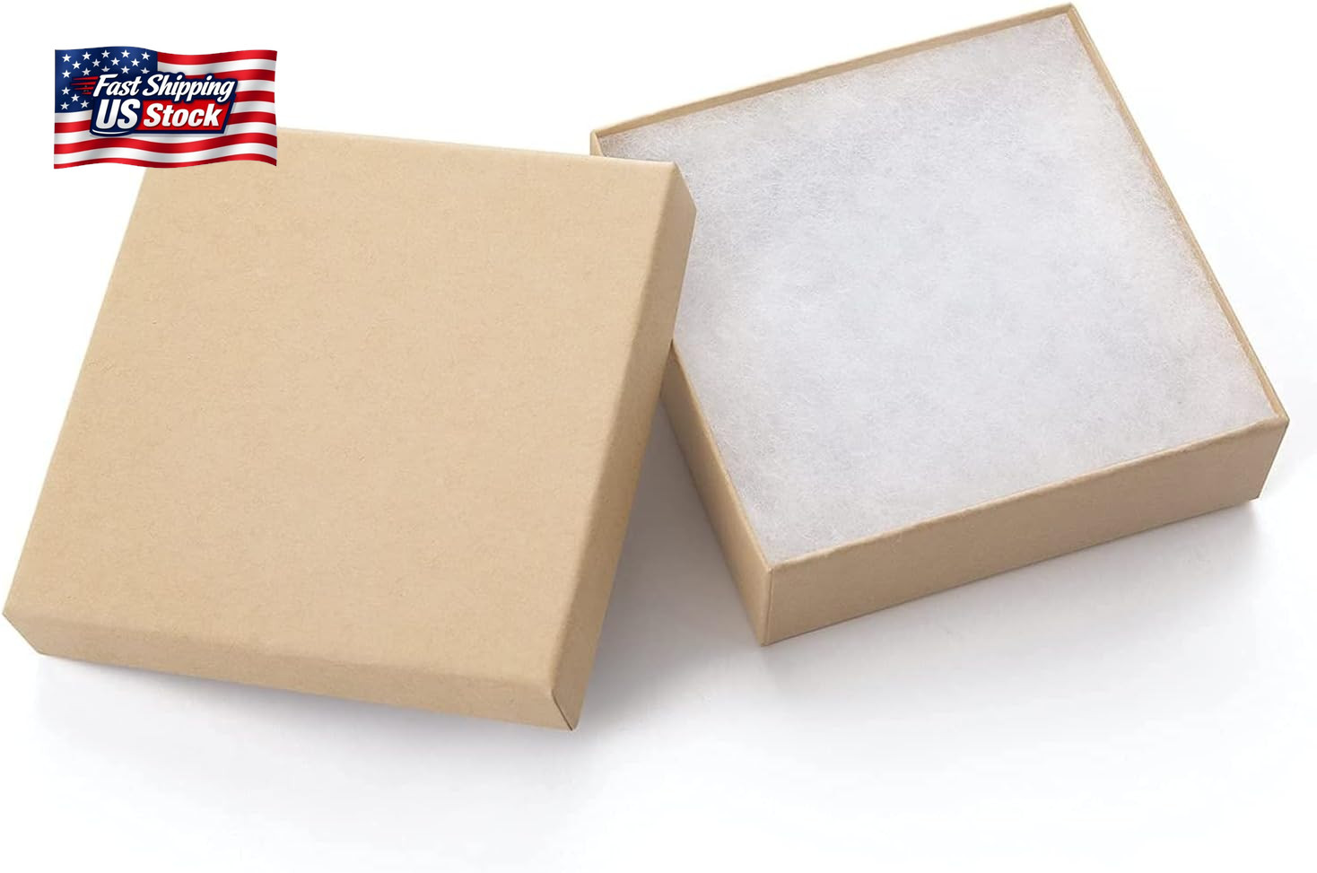 GEFTOL Jewelry Gift Boxes 20 Pack 3.5X3.5X1 Inch Cardboard Jewelry Boxes,Small G