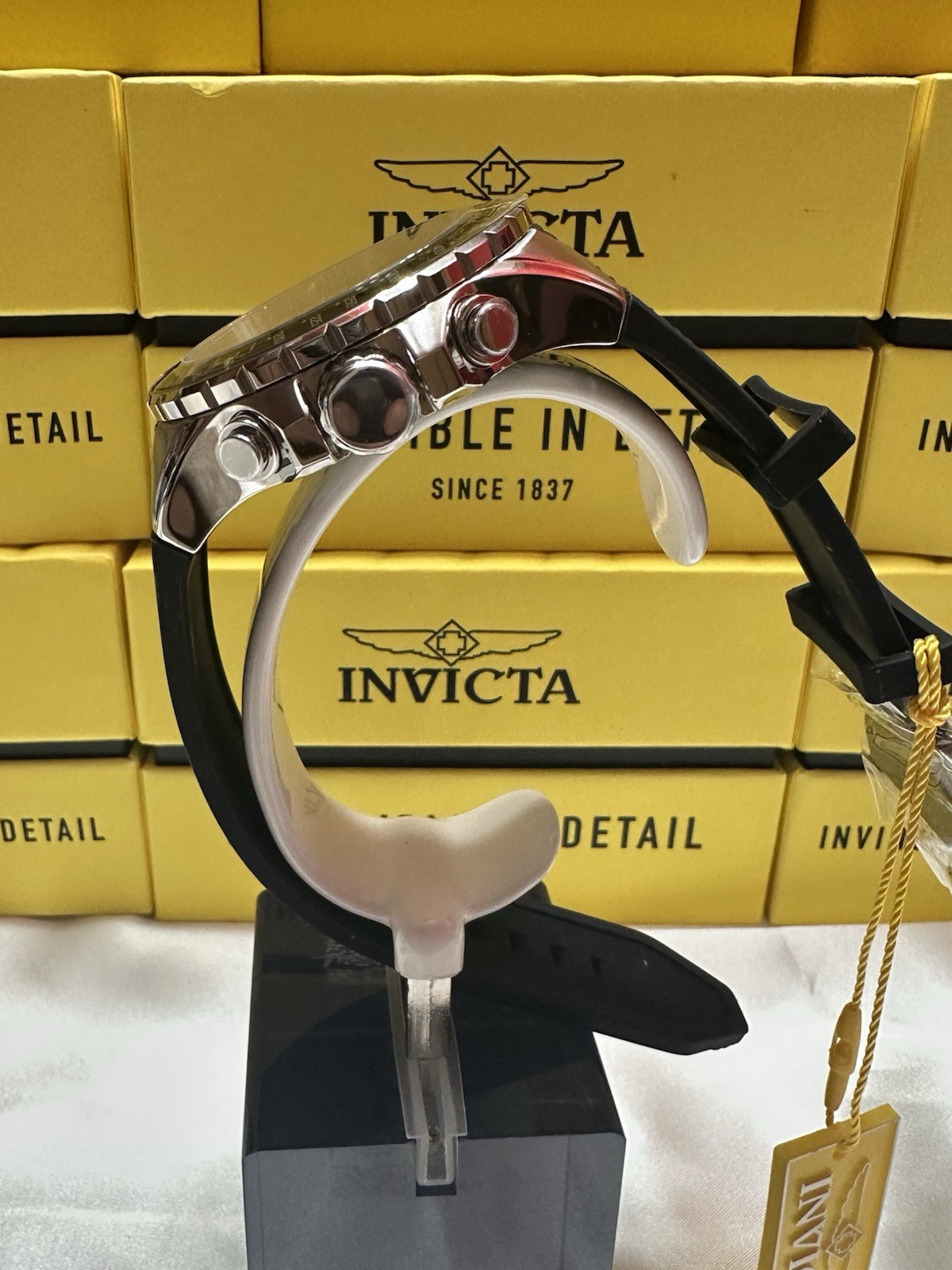 Invicta Aviator Monte Carlo 49850 Men’s 50mm Black Chronograph Quartz Watch NWT