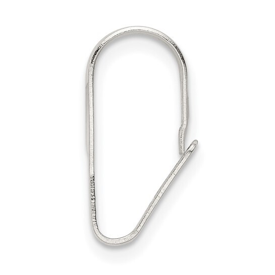 925 Sterling Silver Snap on Bail with 6.6mm Inner diameter for thick chains