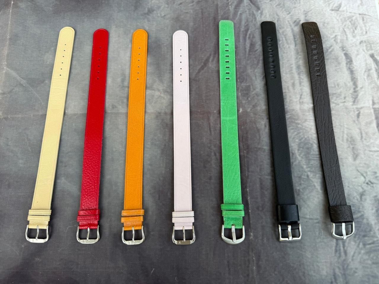 Handmade Genuine Leather one piece watch strap single pass 18mm&20mm Vintage