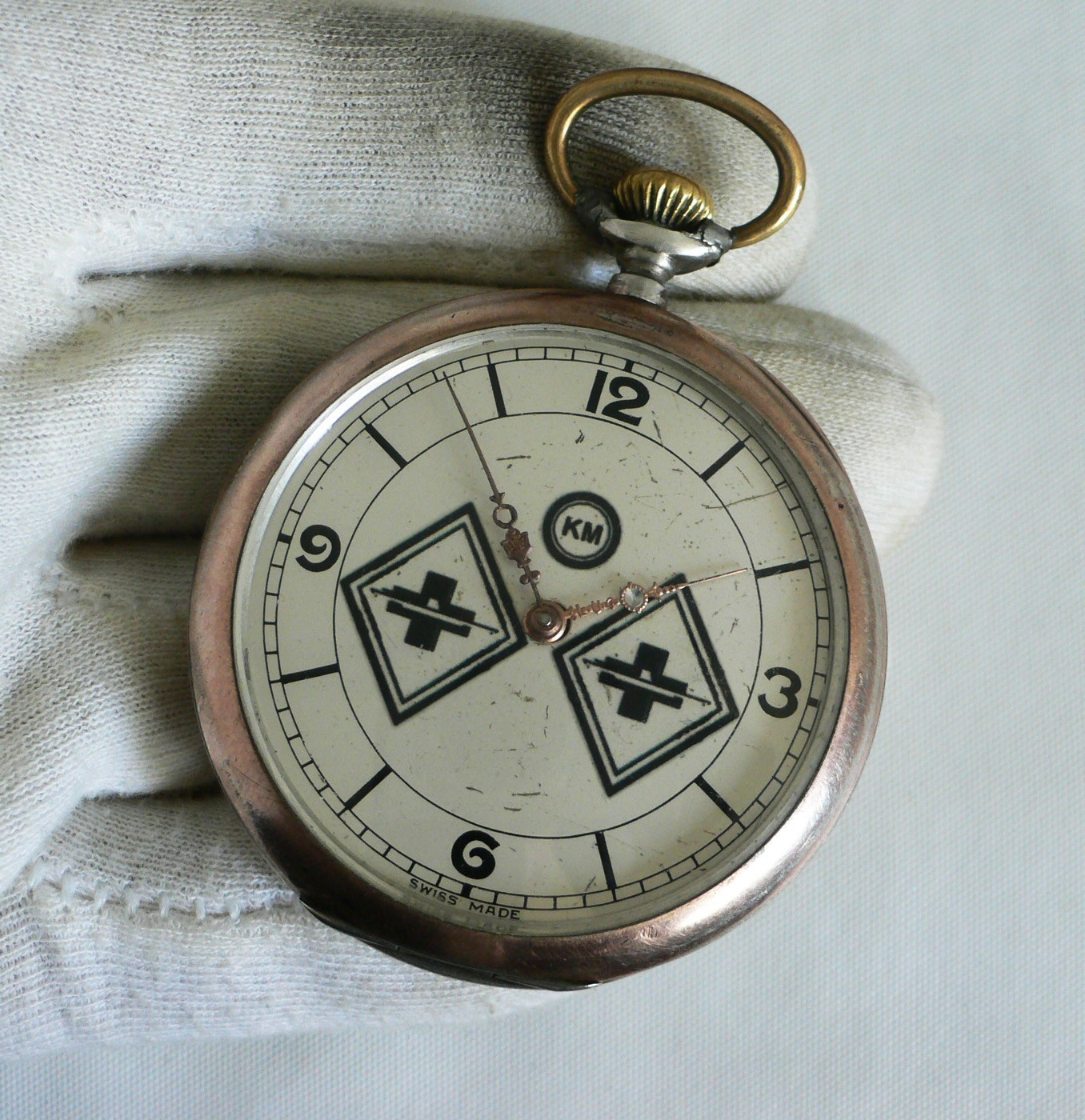 WATCH GERMAN WW2 U-Boat U-866 10.FL Kriegsmarine Navy Chopard L.U.C Pocket Watch
