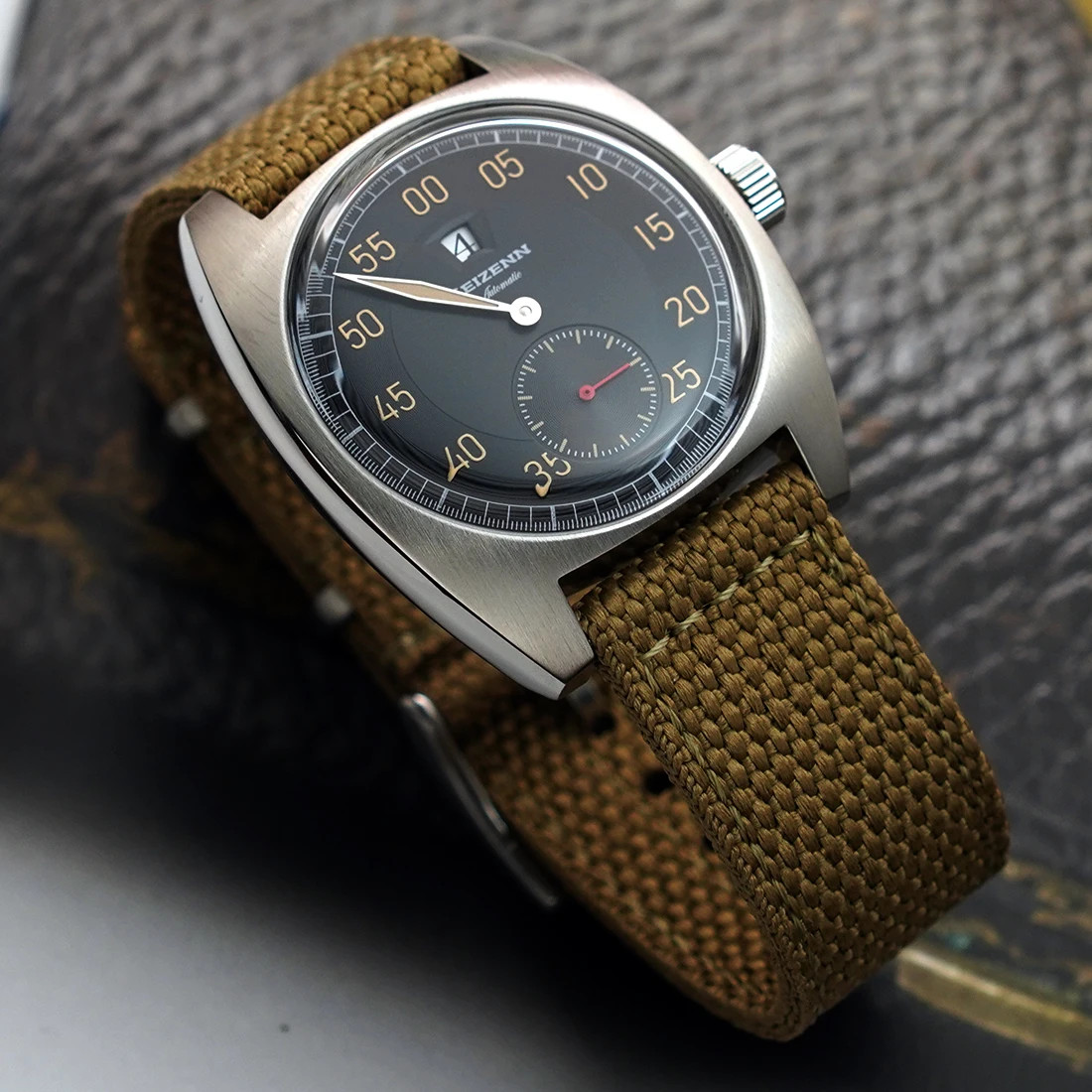 Merkur Jump Hour Watch Military Automatic ST17 Mechanical Vintage 38mm Steel Men
