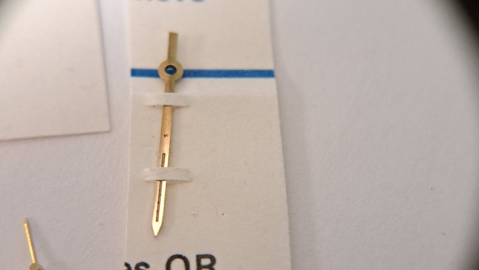 Genuine Rolex 1570 Yellow HANDS, lume HOUR, MIN, SWEEP SECOND and CHRONO Hand, (